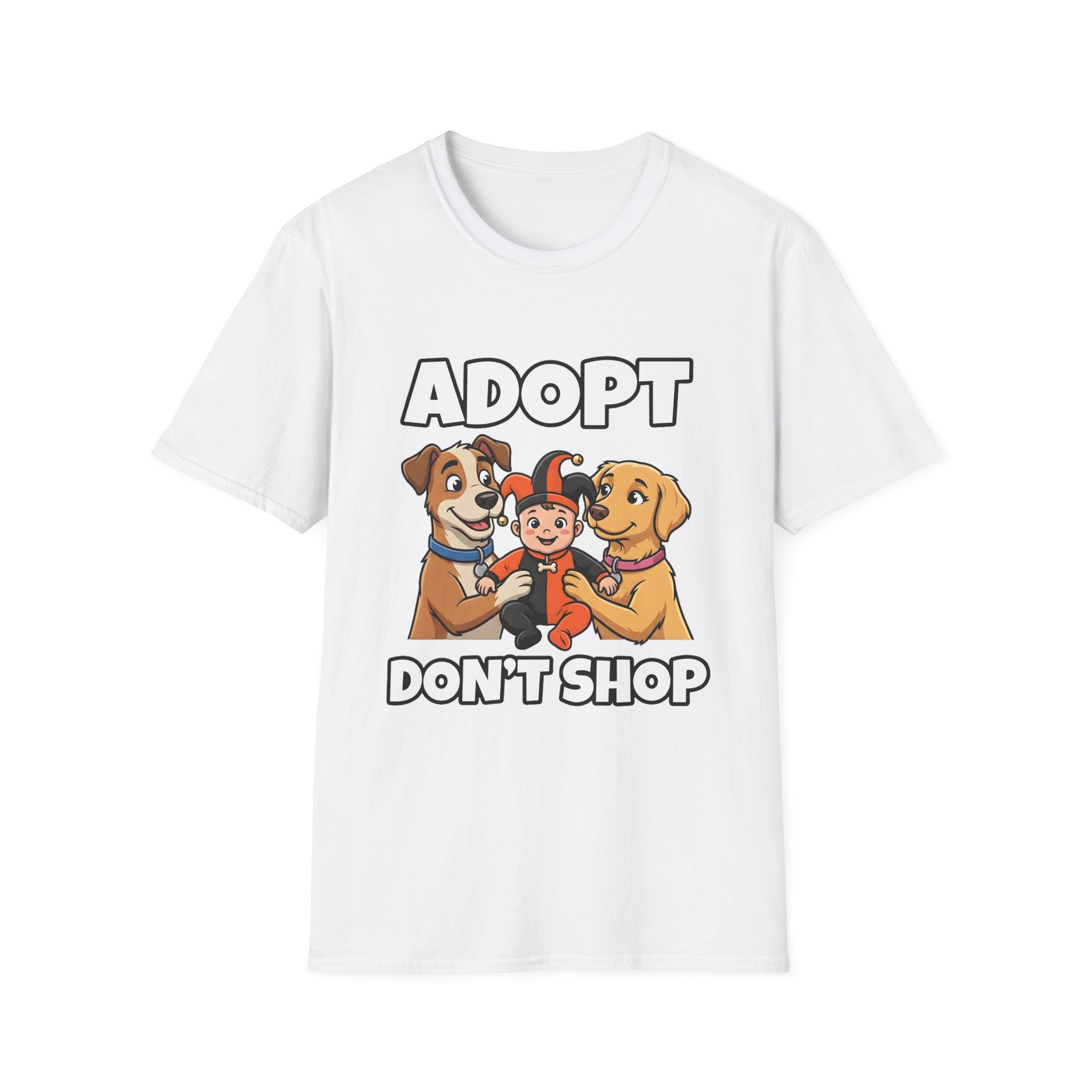 Shyftee "Adopt Don't Shop" Tee (Orange)