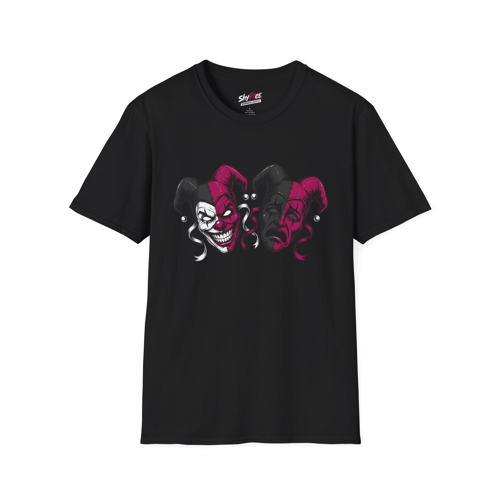 Shyftee "Comedy & Tragedy" Tee (Pink)