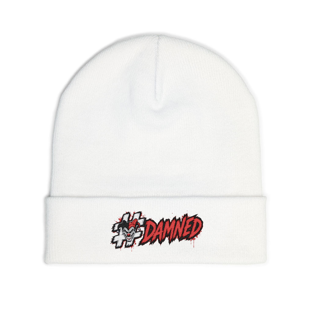Shyftee "#Damned" Knit Beanie (Red)