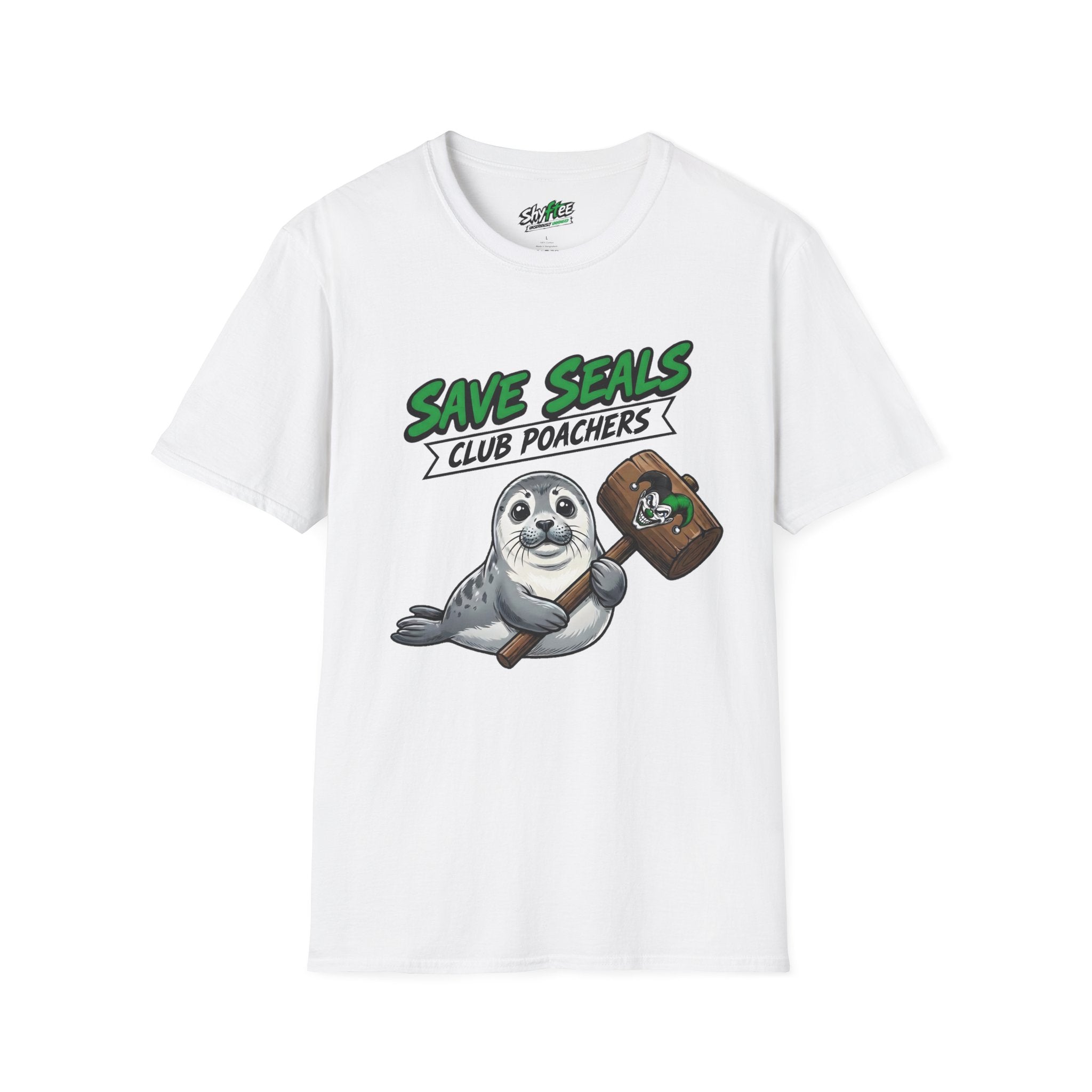 Shyftee "Save Seals - Club Poachers" Tee (Green)