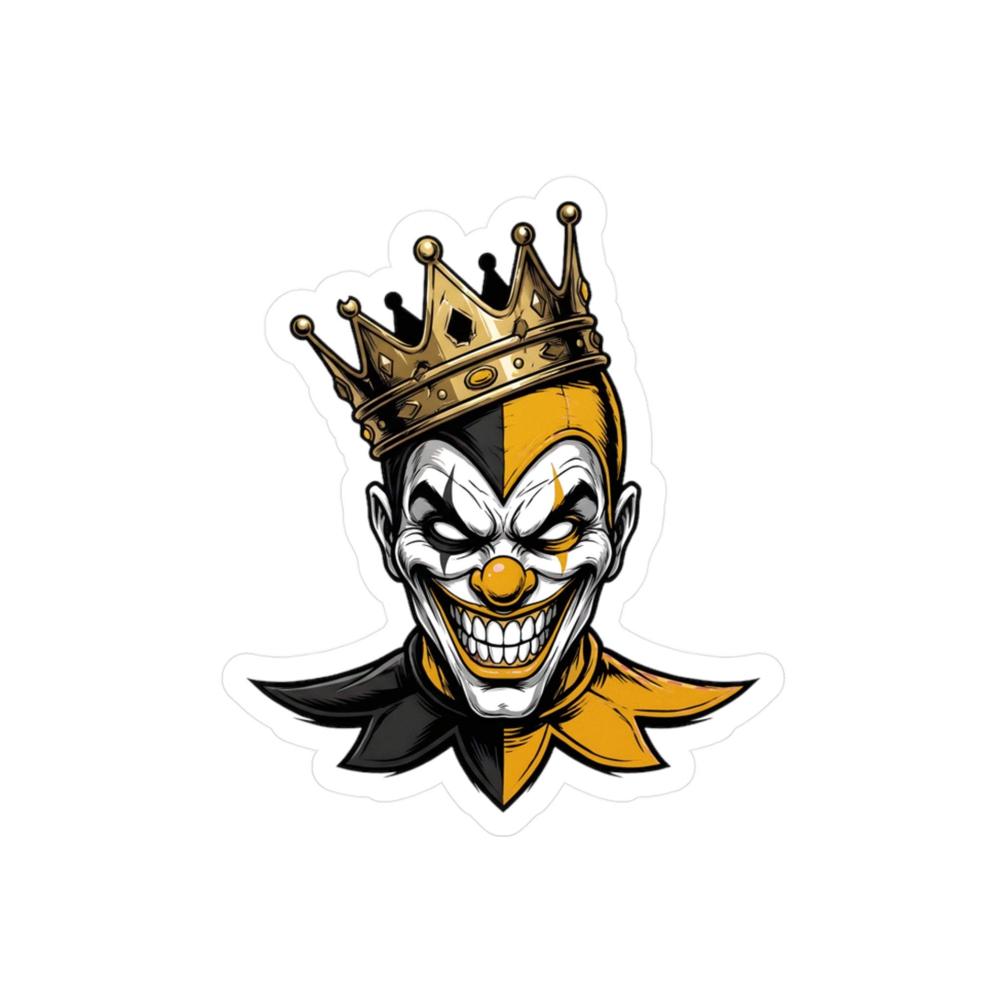 Shyftee "Crowned Jester" Sticker (Yellow)