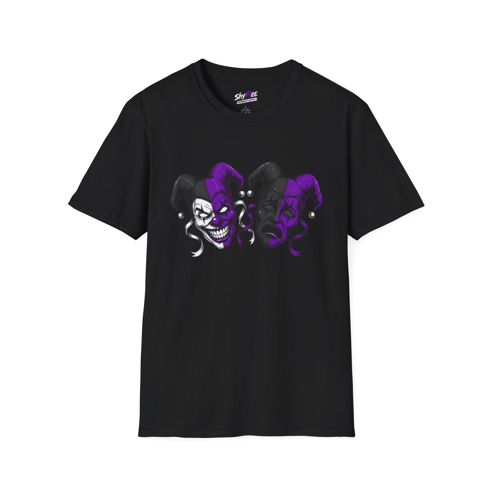 Shyftee "Comedy & Tragedy" Tee (Purple)