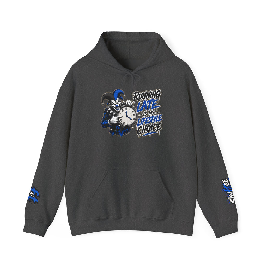 Shyftee "Late is my Lifestyle" Hoodie (Blue)