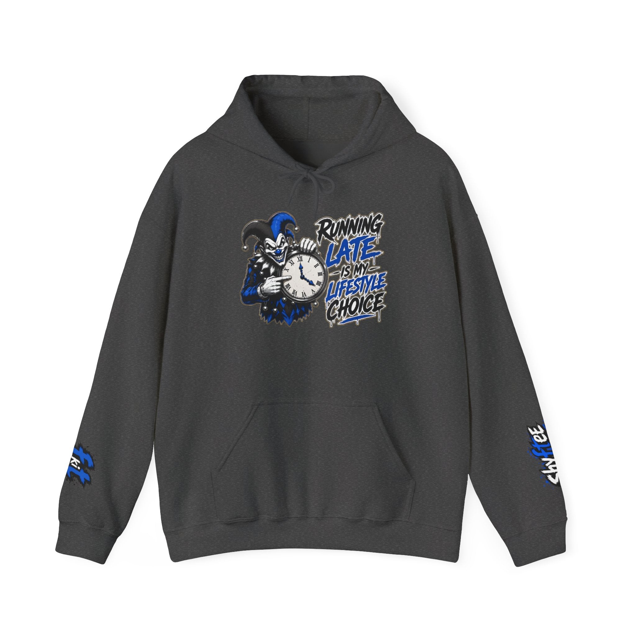 Shyftee "Late is my Lifestyle" Hoodie (Blue)