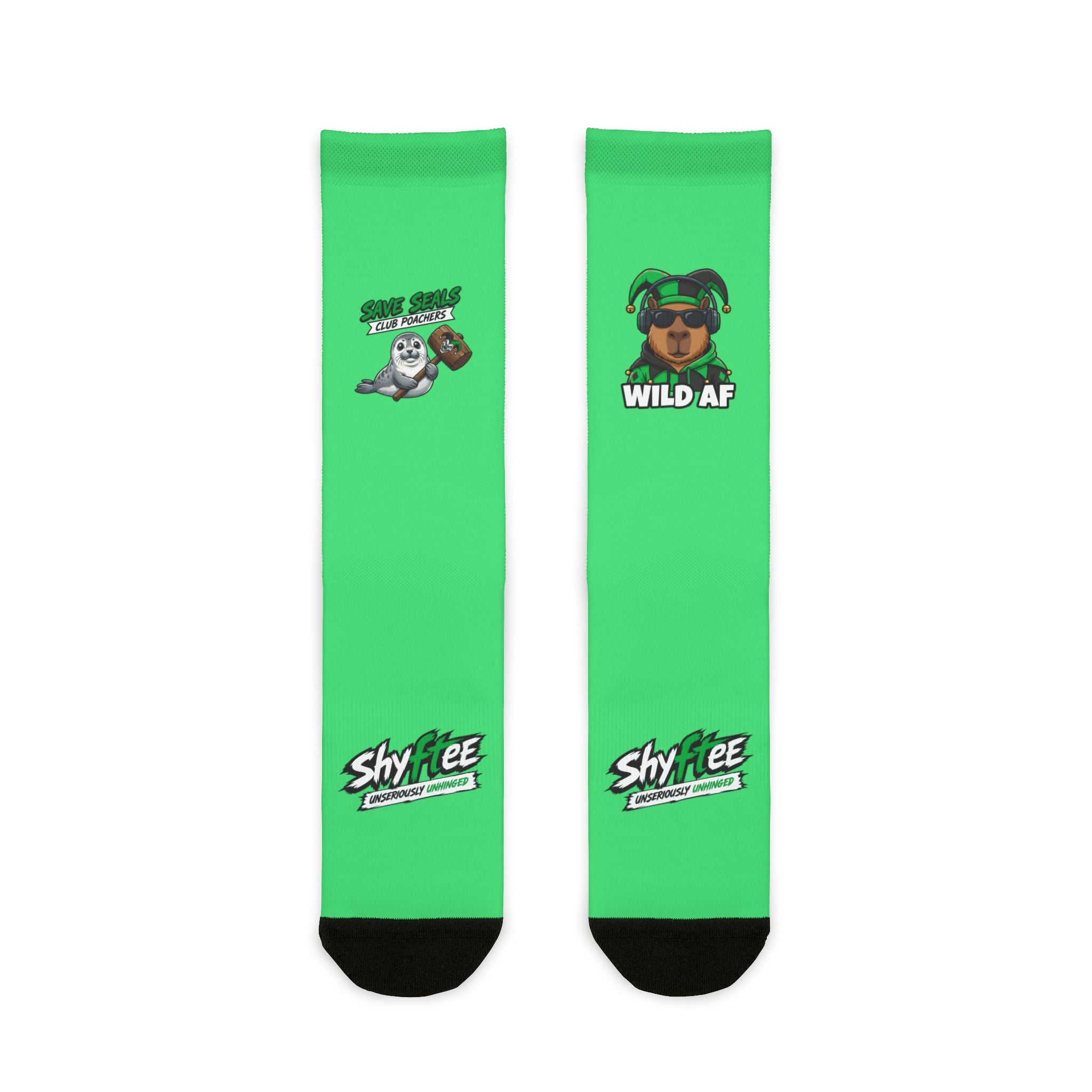 Shyftee "Sidekick" Crew Socks (Green)