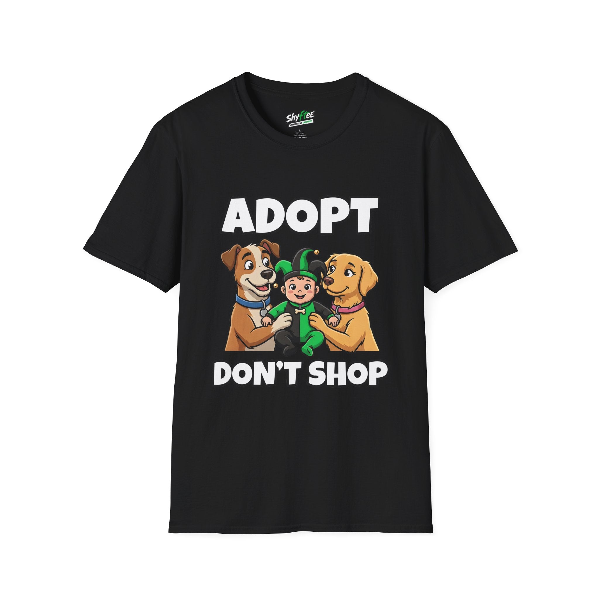 Shyftee "Adopt Don't Shop" Tee (Green)