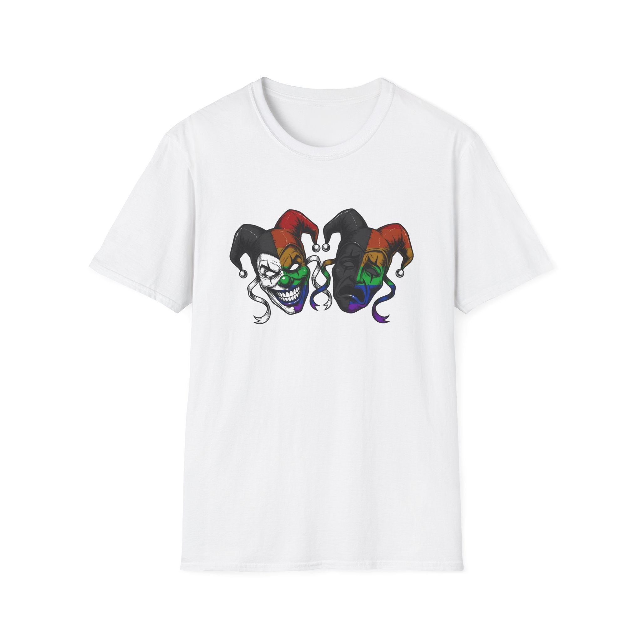 Shyftee "Comedy & Tragedy" Tee (Pride-Inspired)