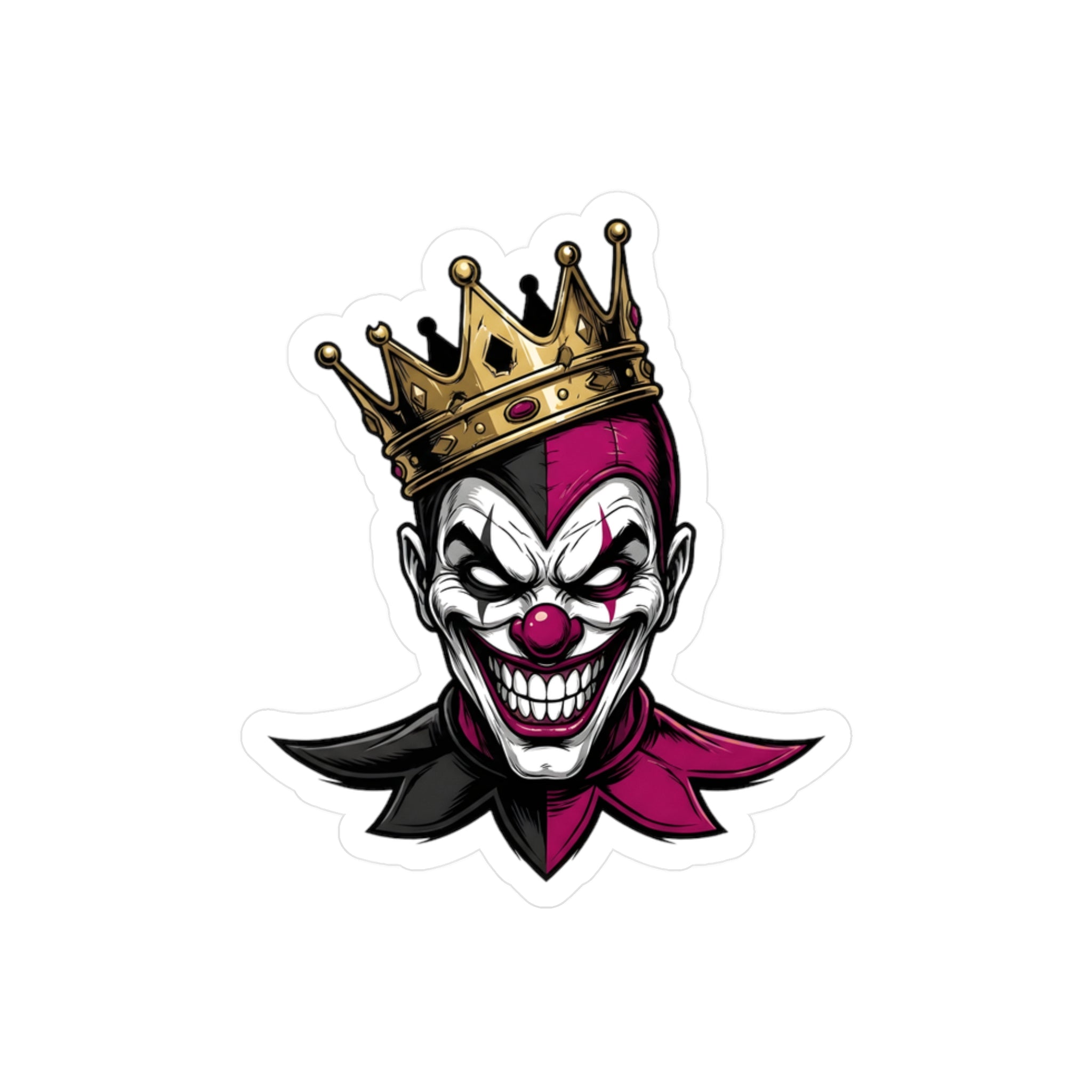 Shyftee "Crowned Jester" Sticker (Pink)