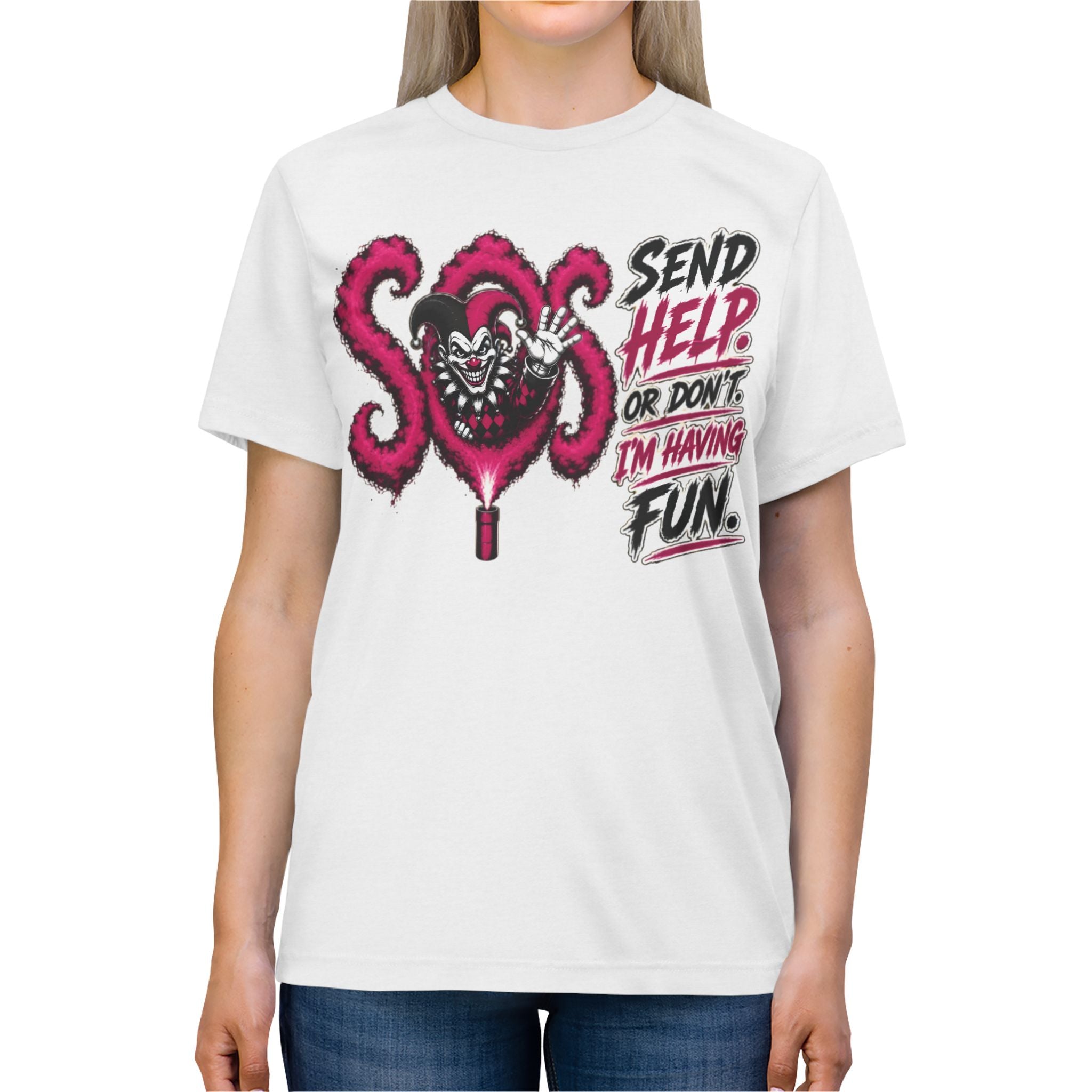 Shyftee "Send Help" Tee (Pink)