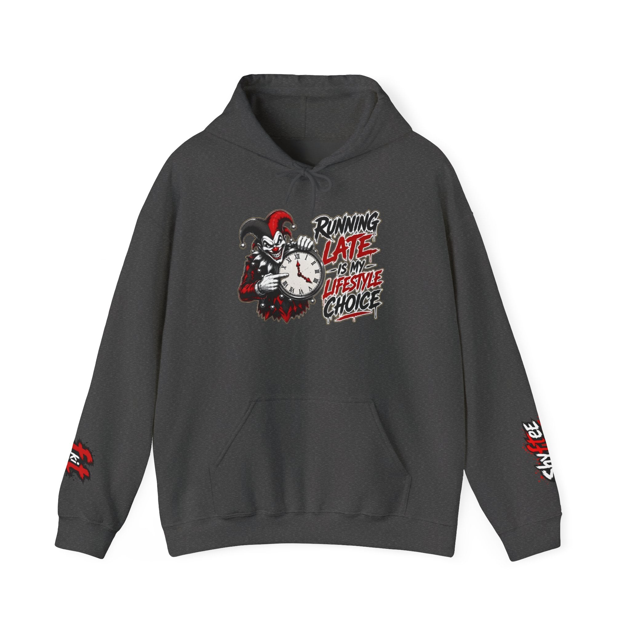 Shyftee "Late is my Lifestyle" Hoodie (Red)