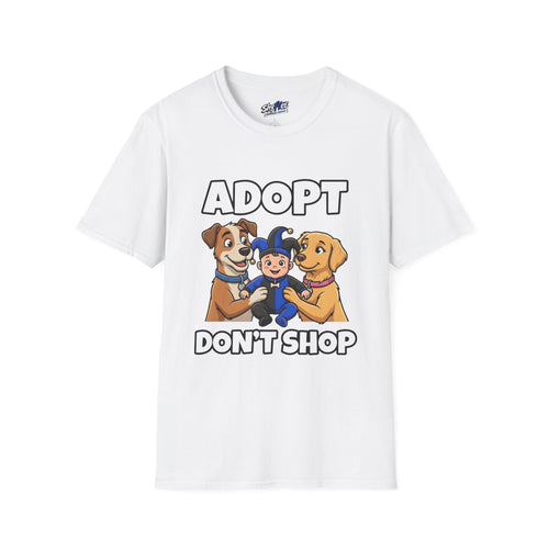 Shyftee "Adopt Don't Shop" Tee (Blue)