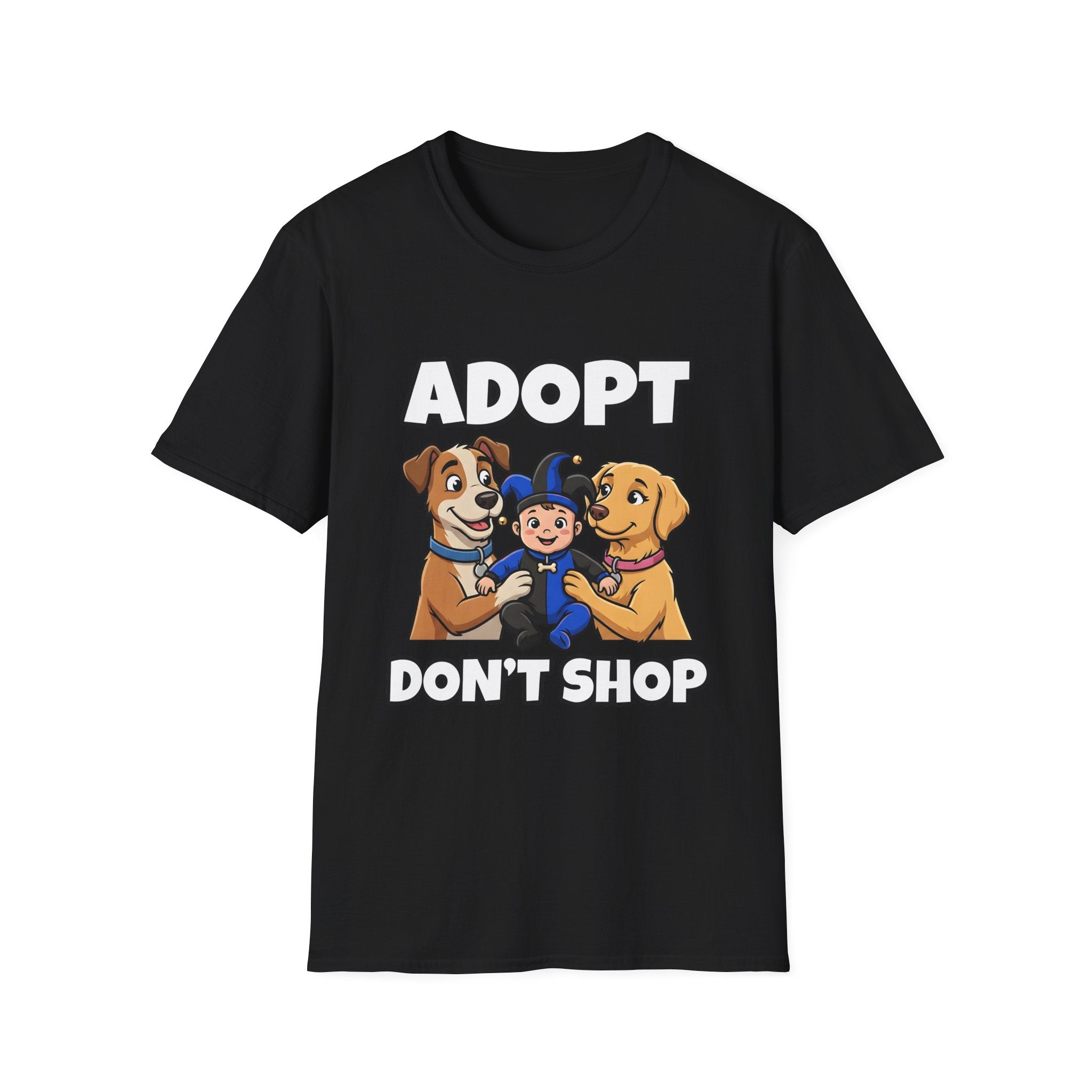 Shyftee "Adopt Don't Shop" Tee (Blue)