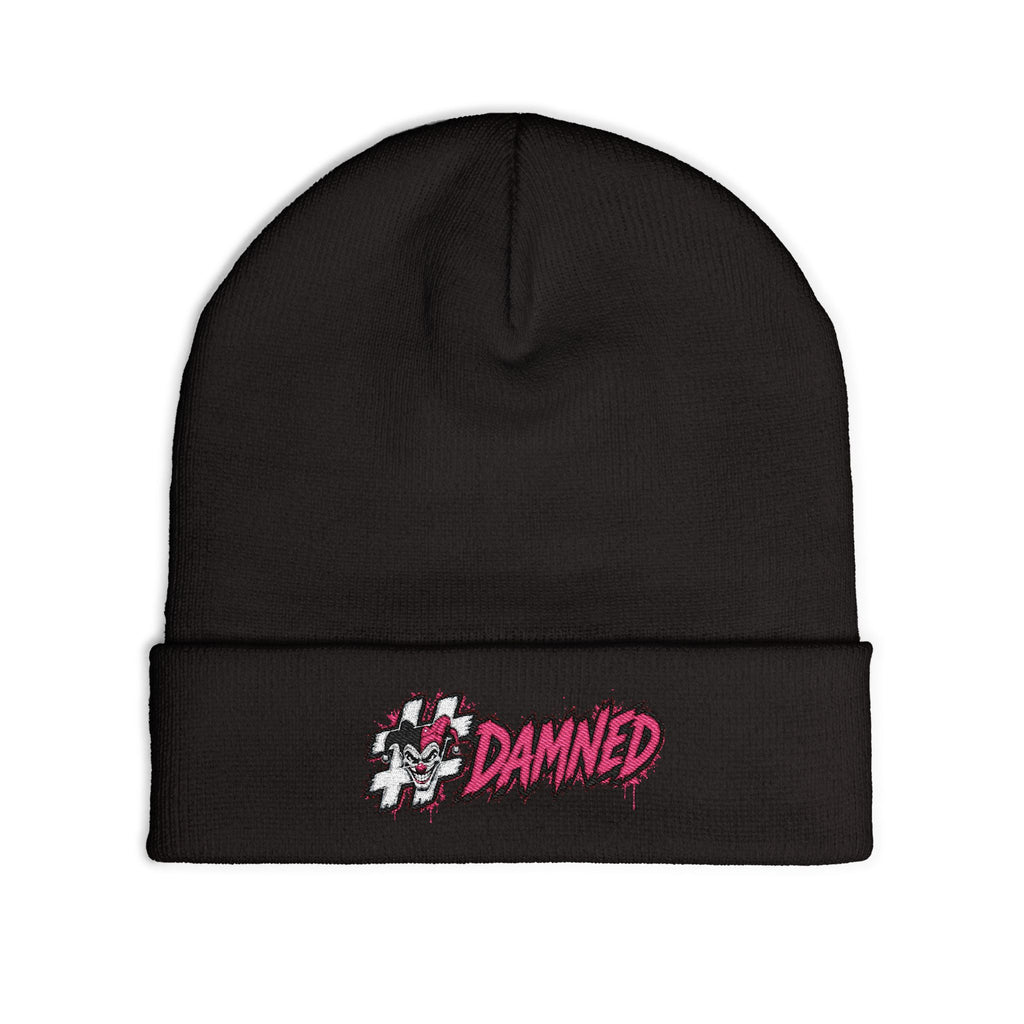 Shyftee "#Damned" Knit Beanie (Pink)