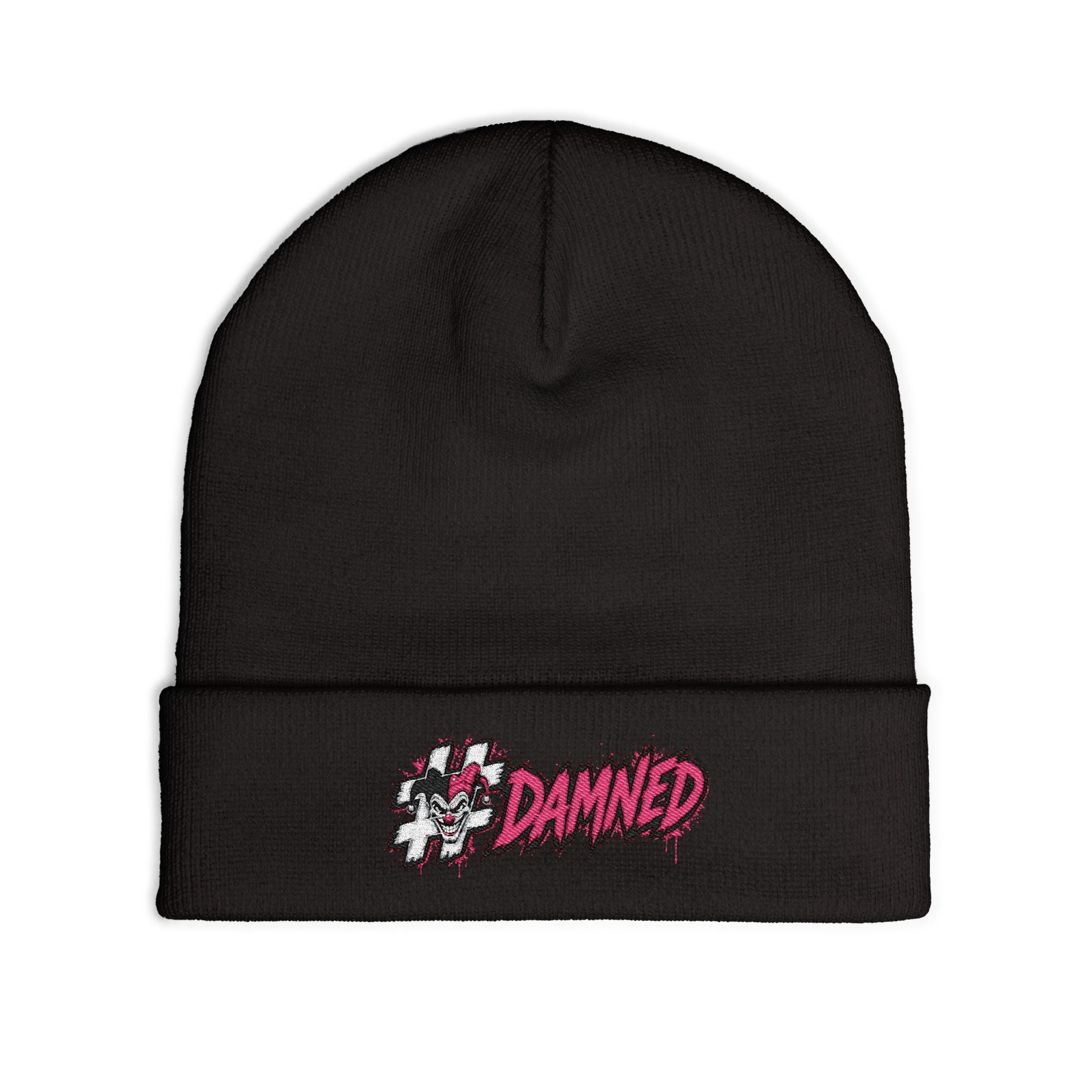 Shyftee "#Damned" Knit Beanie (Pink)