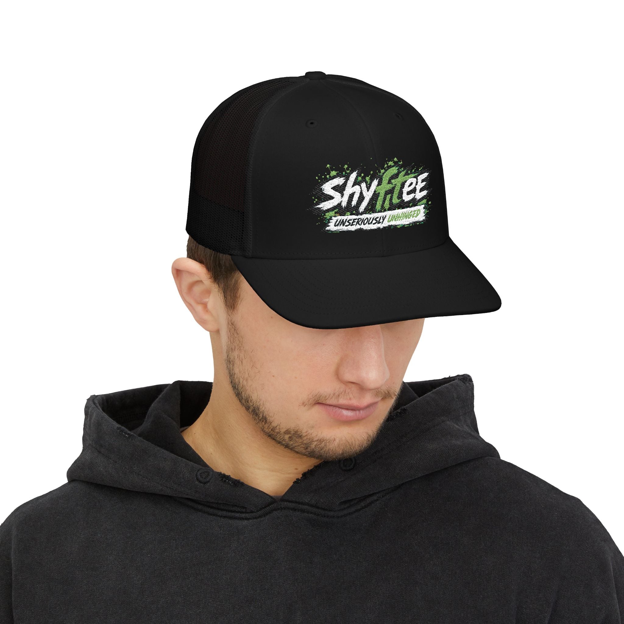 Shyftee "Unseriously Unhinged" Trucker Hat (Green)