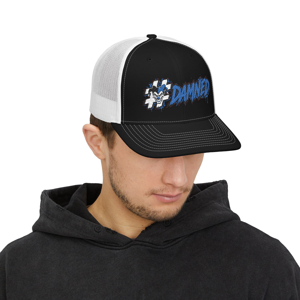 Shyftee "#Damned" Trucker Hat (Blue)