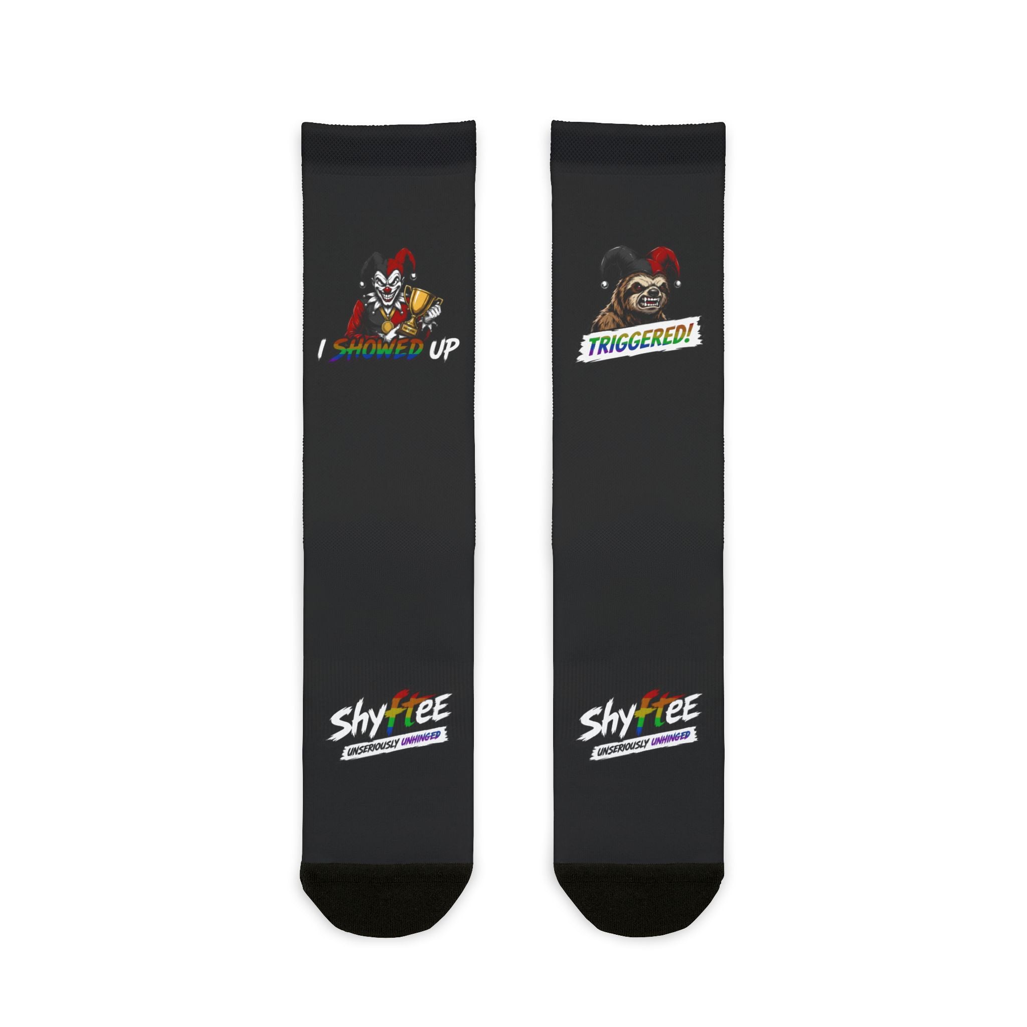 Shyftee "Snowflake" Crew Socks (Pride-Inspired)