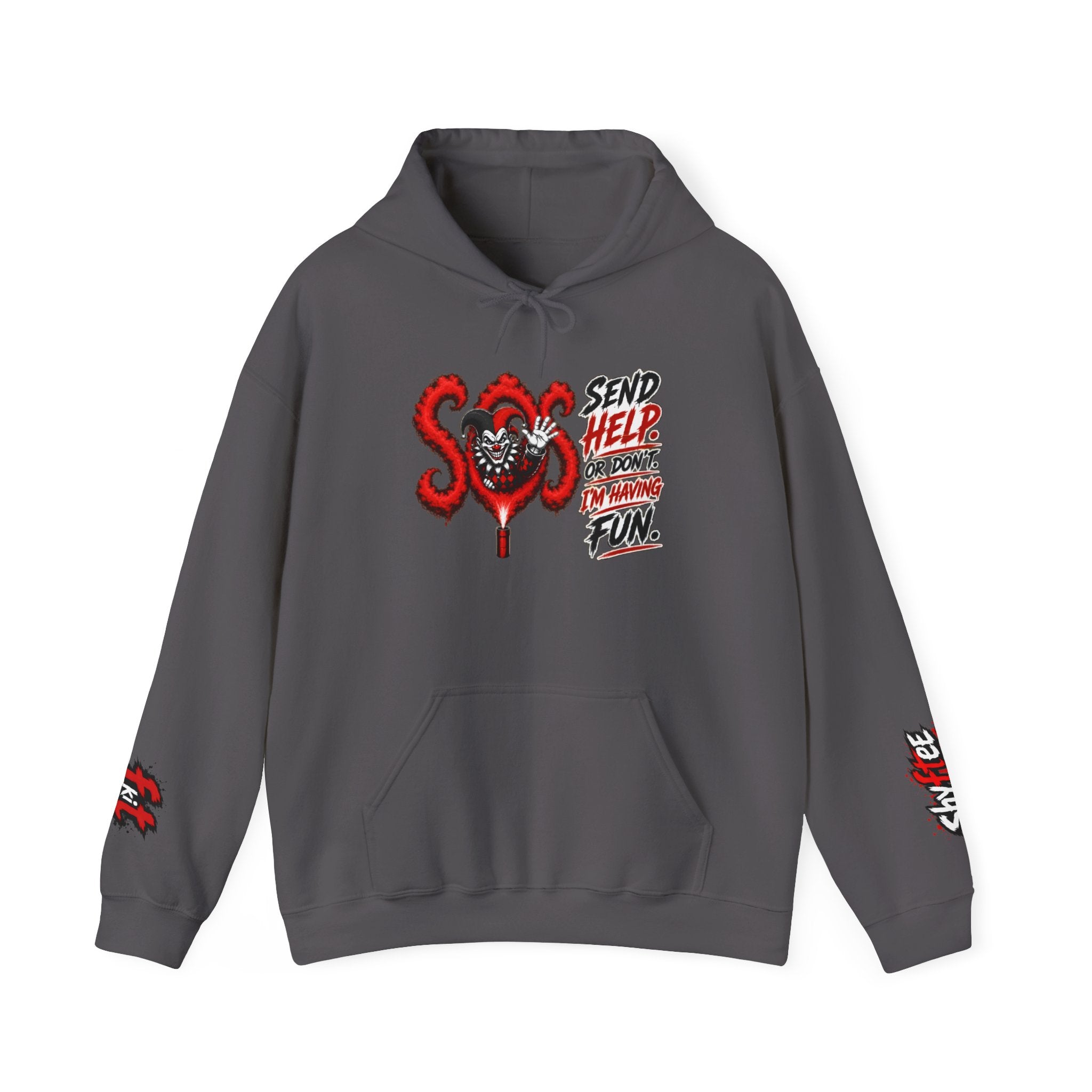 Shyftee "Send Help" Hoodie (Red)