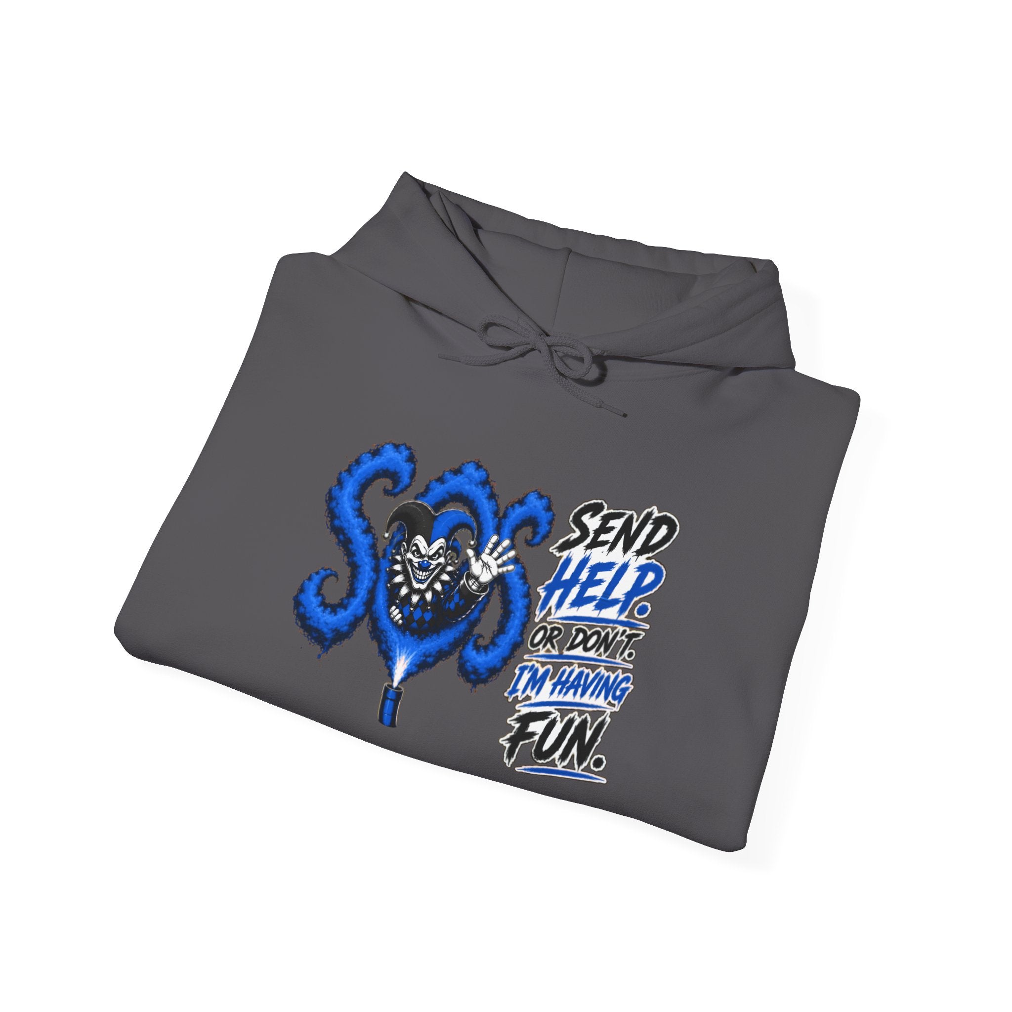 Shyftee "Send Help" Hoodie (Blue)
