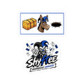 Shyftee "Hey! + Jester Card Logo" Stickers (Blue)