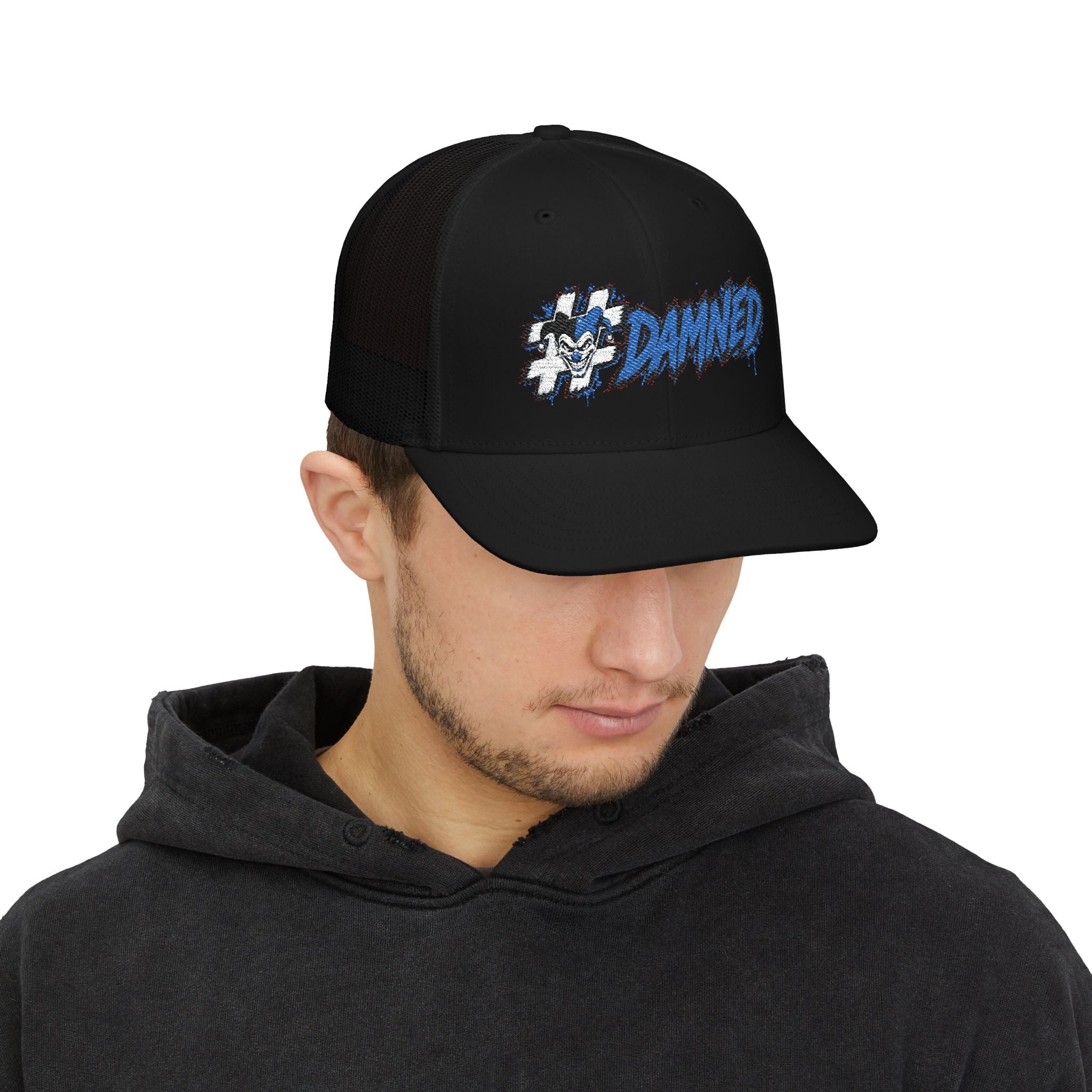 Shyftee "#Damned" Trucker Hat (Blue)