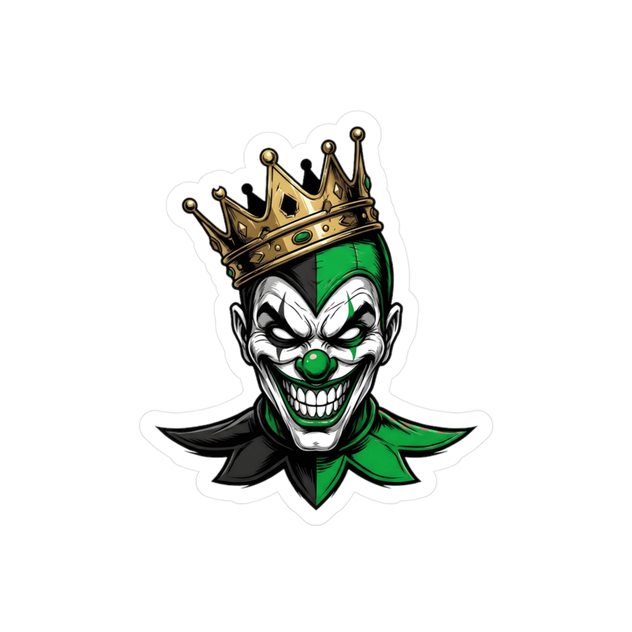 Shyftee "Crowned Jester" Sticker (Green)