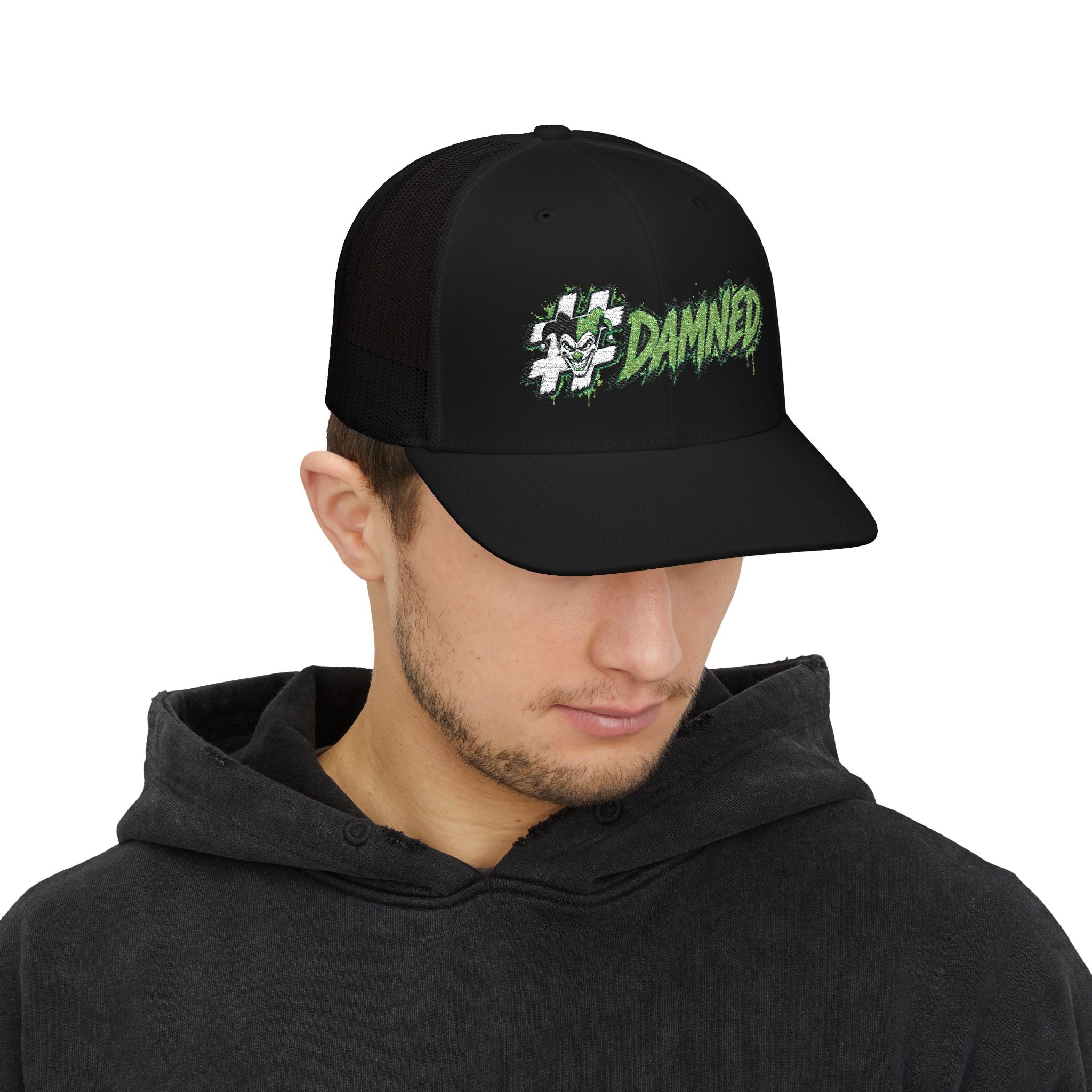 Shyftee "#Damned" Trucker Hat (Green)