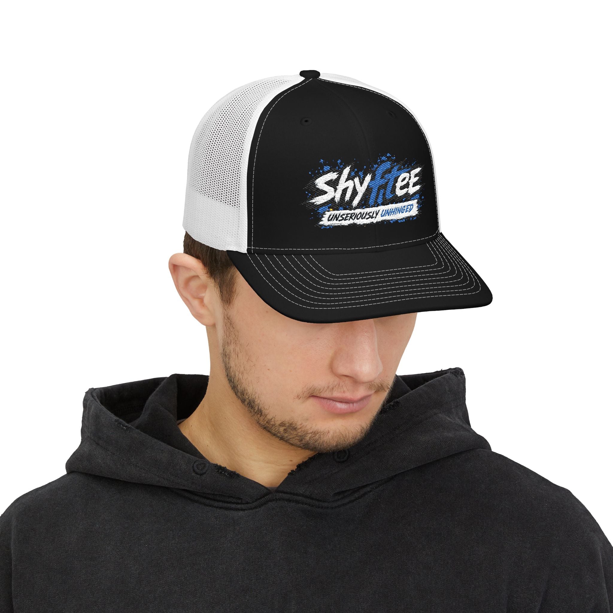 Shyftee "Unseriously Unhinged" Trucker Hat (Blue)
