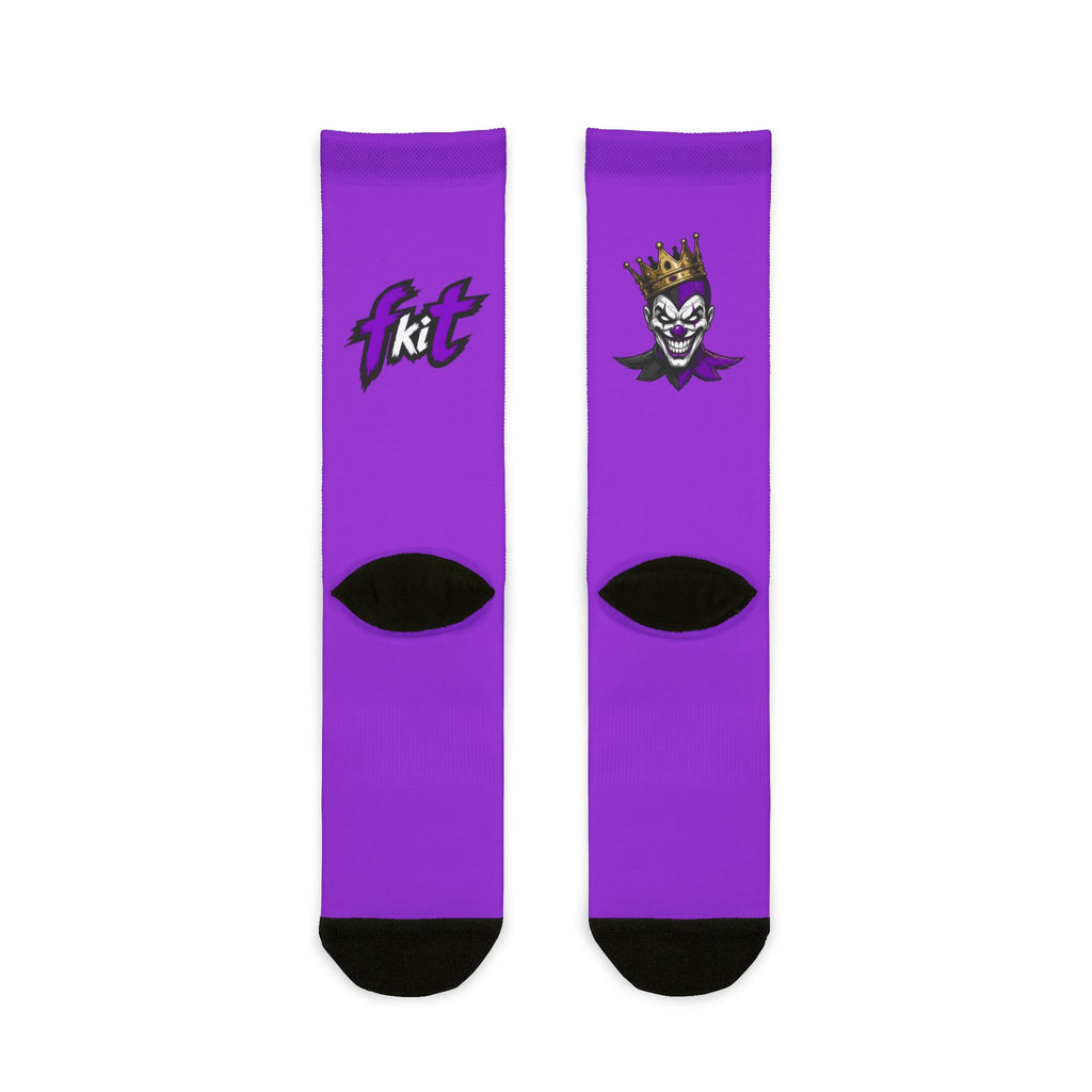 Shyftee "Snowflake" Crew Socks (Purple)