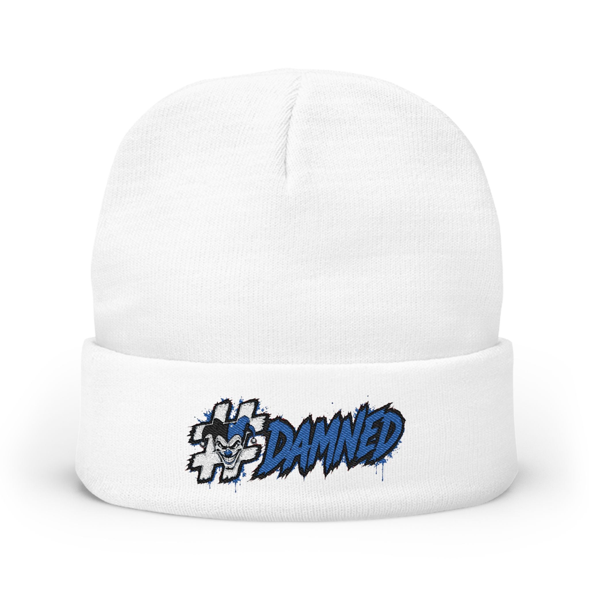 Shyftee "#Damned" Knit Beanie (Blue)