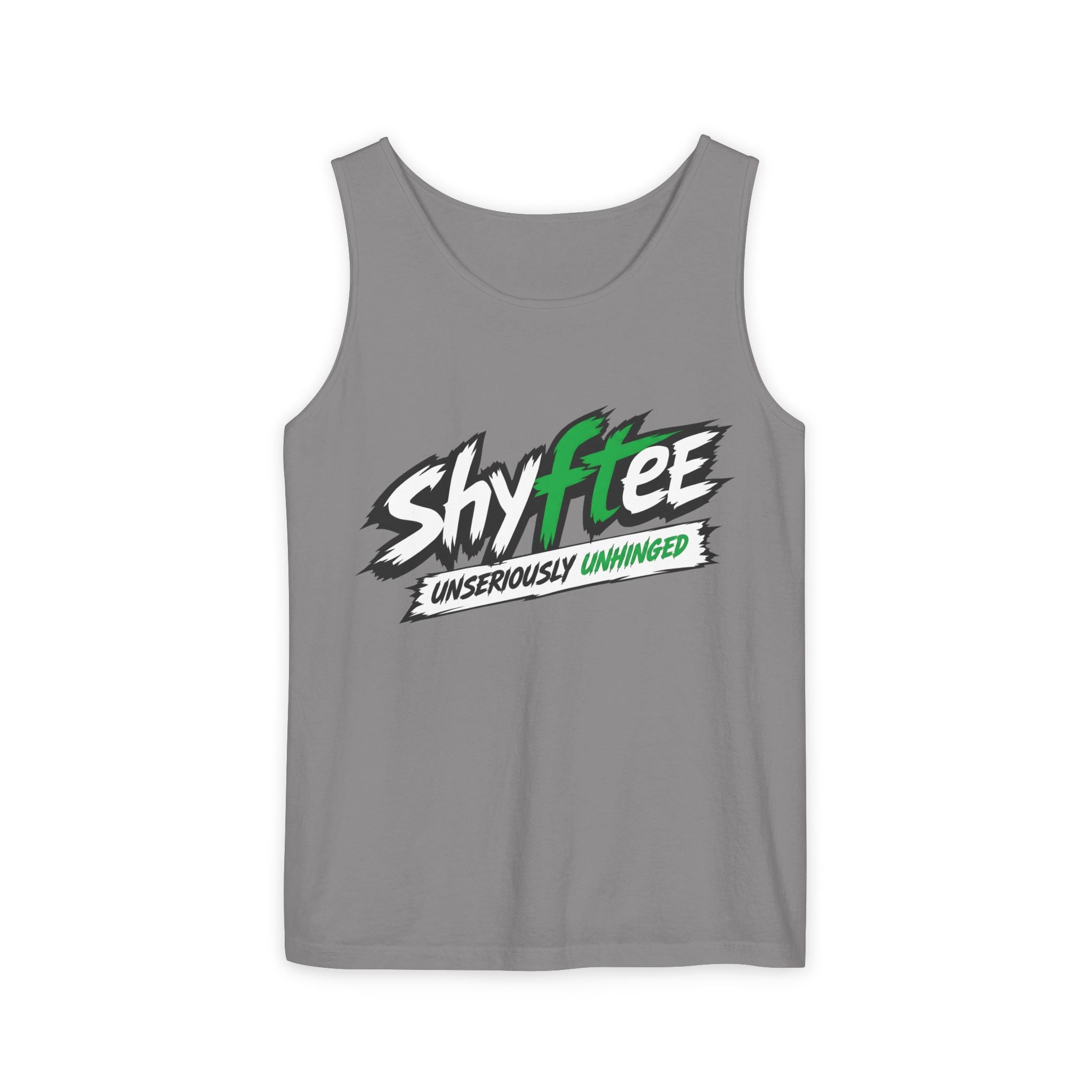 Shyftee "Unseriously Unhinged" Tank Top (Green)
