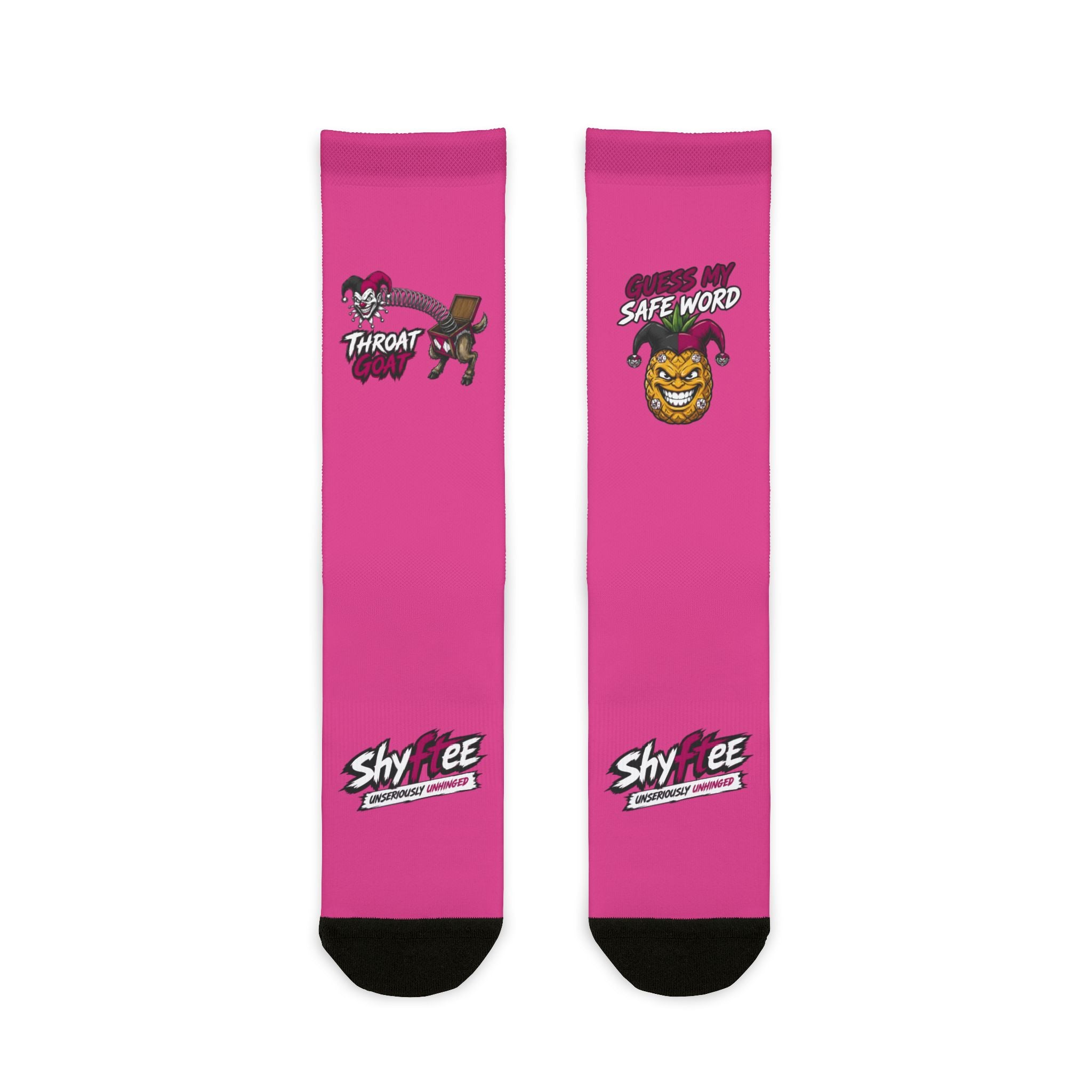 Shyftee "Offensive" Crew Socks (Pink)