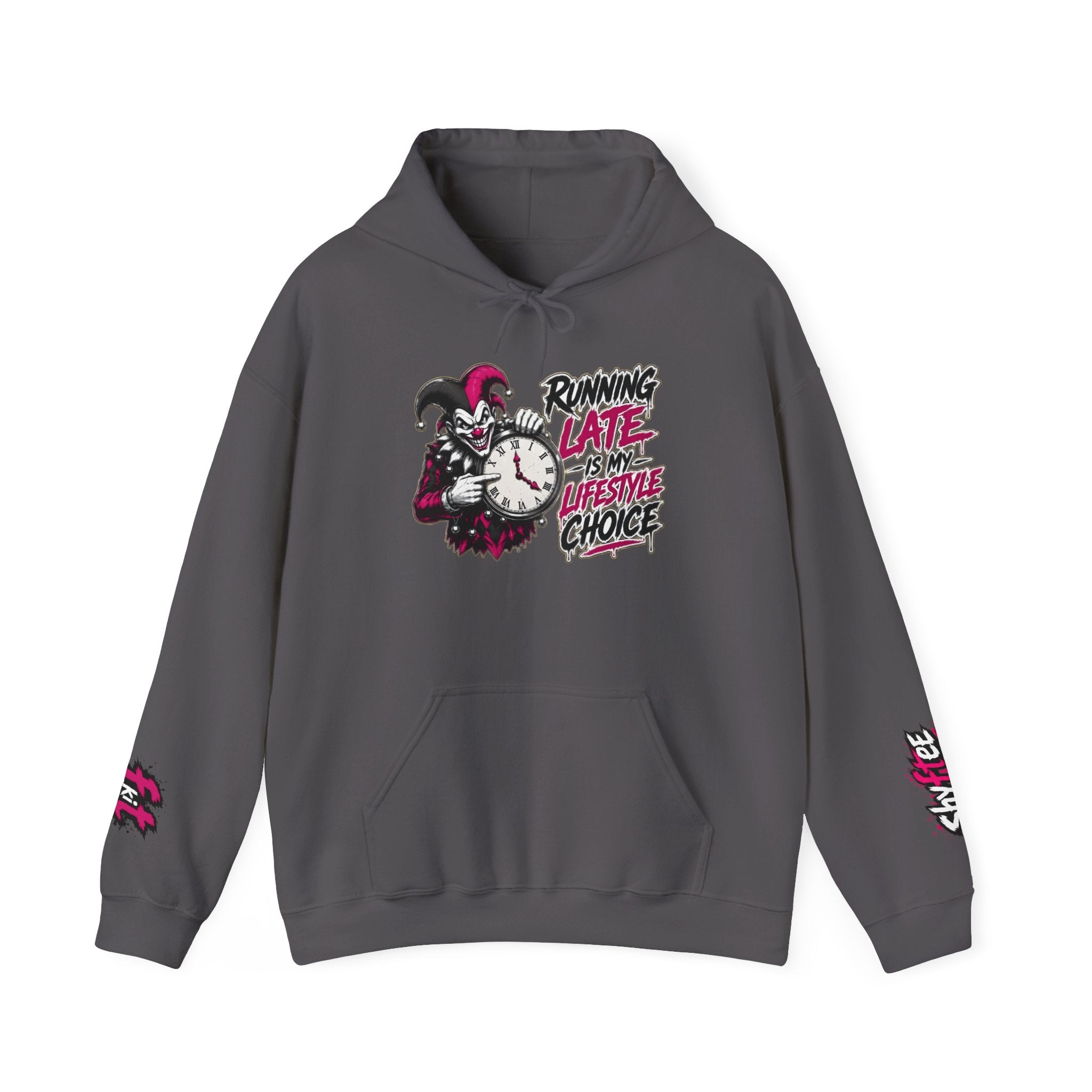Shyftee "Late is my Lifestyle" Hoodie (Pink)