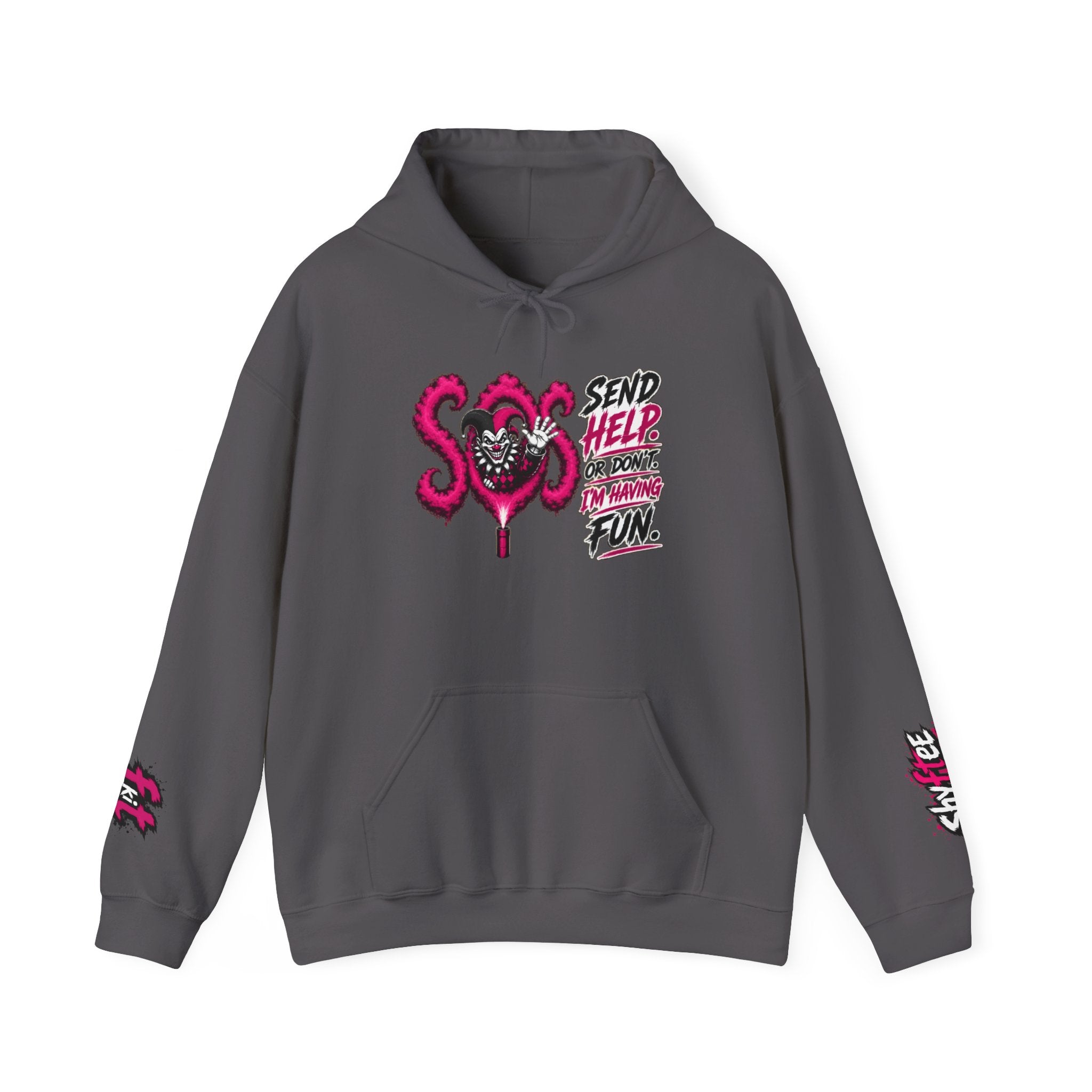 Shyftee "Send Help" Hoodie (Pink)
