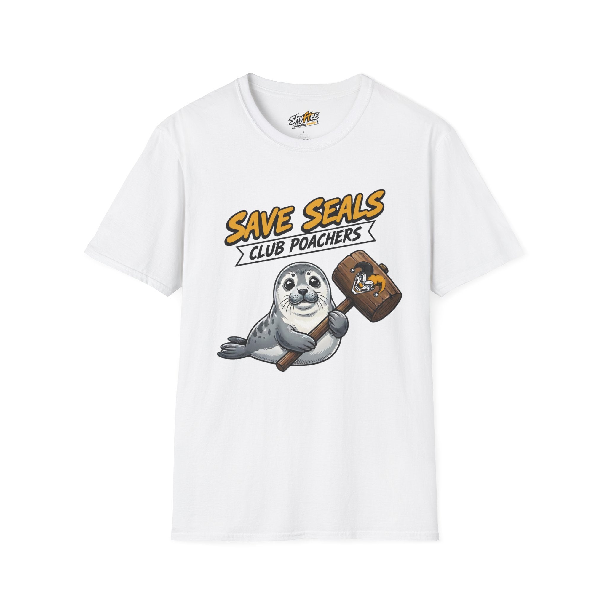 Shyftee "Save Seals - Club Poachers" Tee (Yellow)