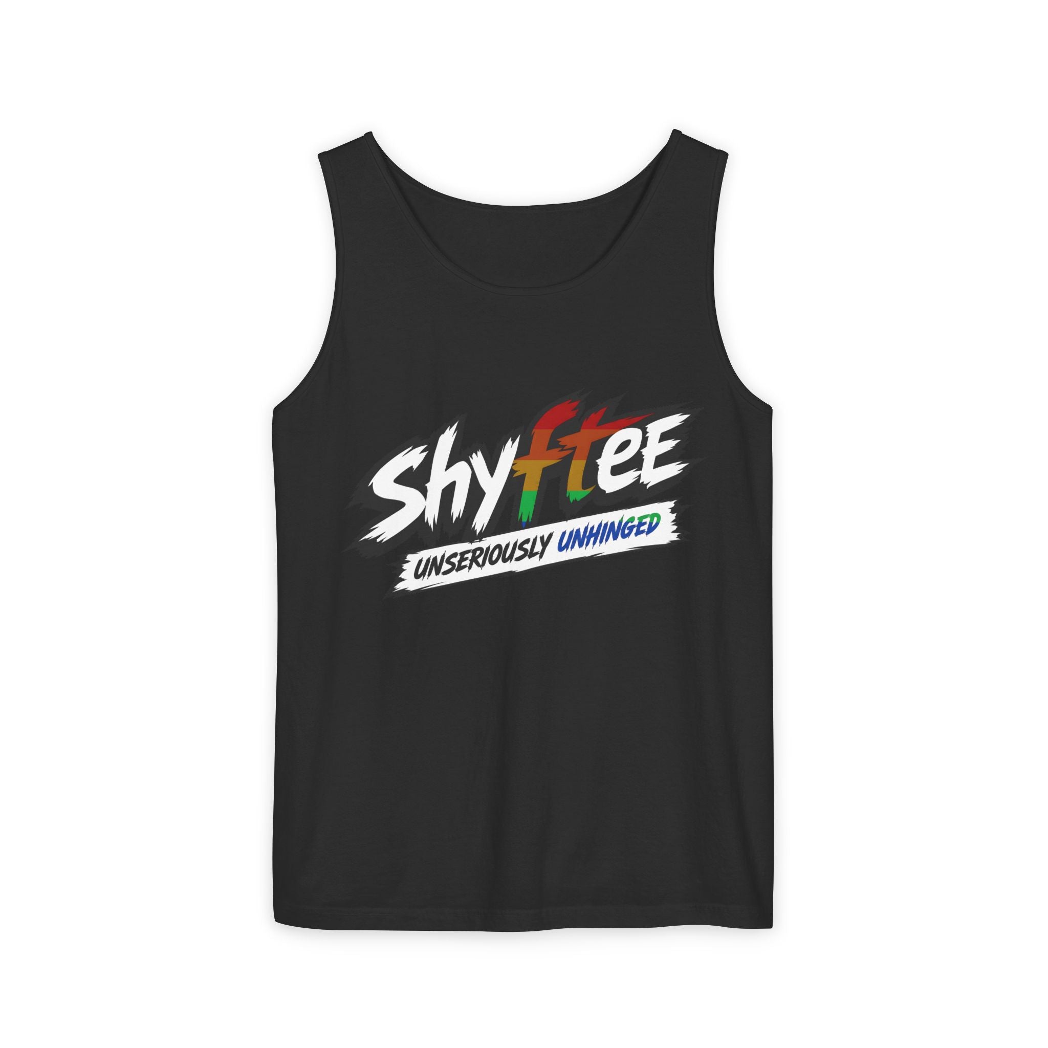 Shyftee "Unseriously Unhinged" Tank Top (Pride-Inspired)