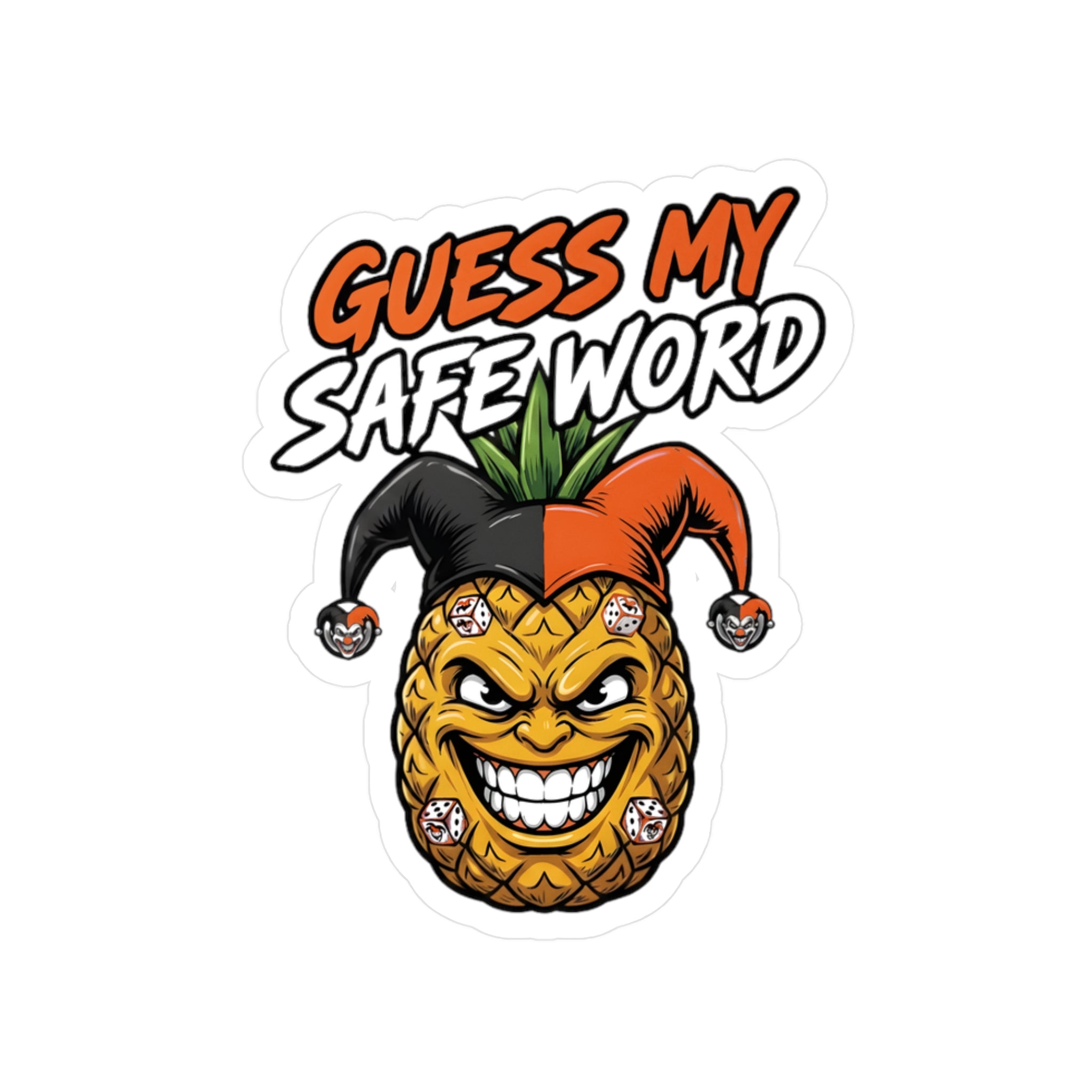 Shyftee "Pineapple" Sticker (Orange)