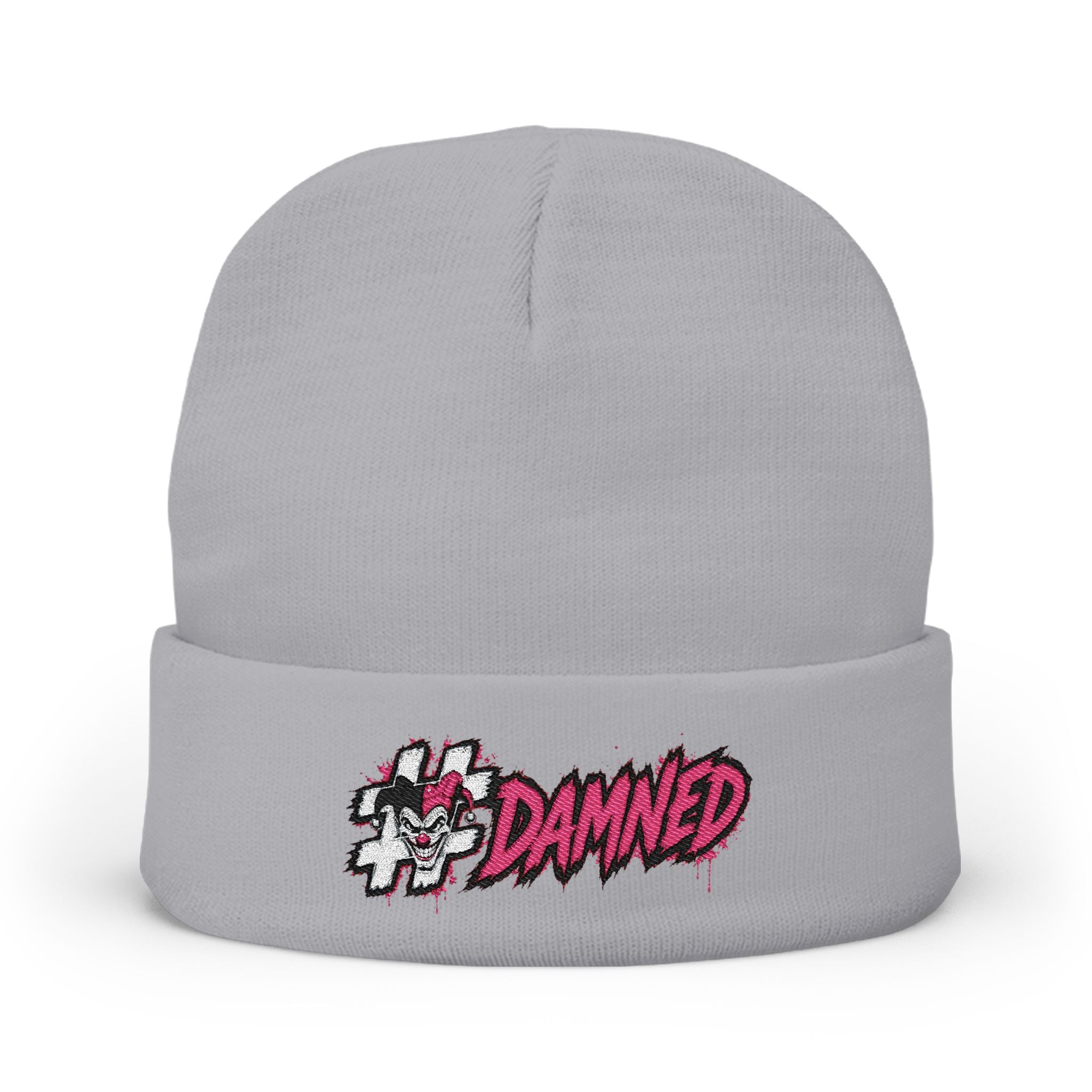 Shyftee "#Damned" Knit Beanie (Pink)