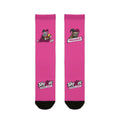 Shyftee "Snowflake" Crew Socks (Pink)