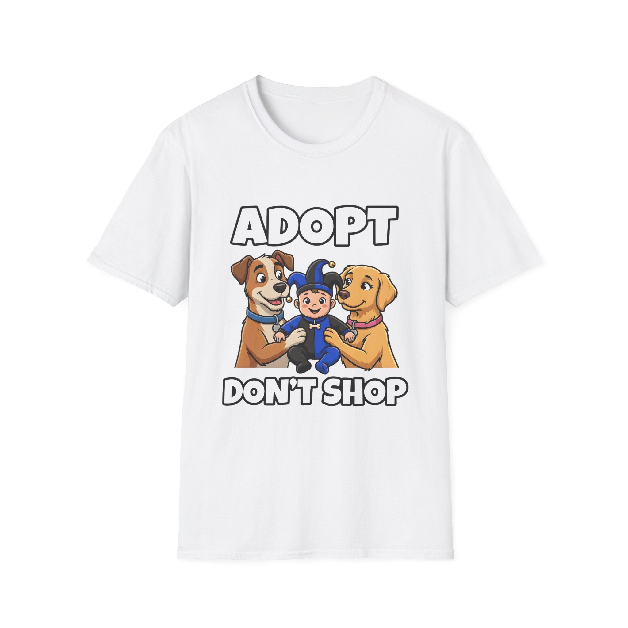 Shyftee "Adopt Don't Shop" Tee (Blue)