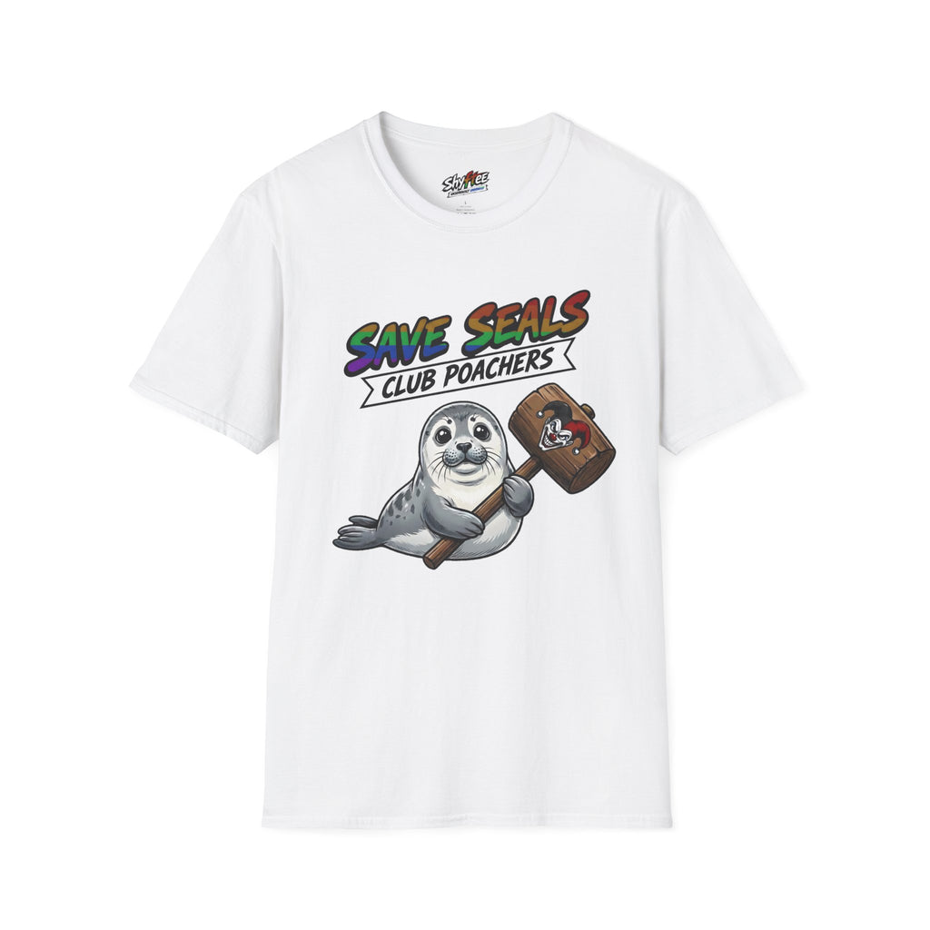 Shyftee "Save Seals - Club Poachers" Tee (Pride-Inspired)