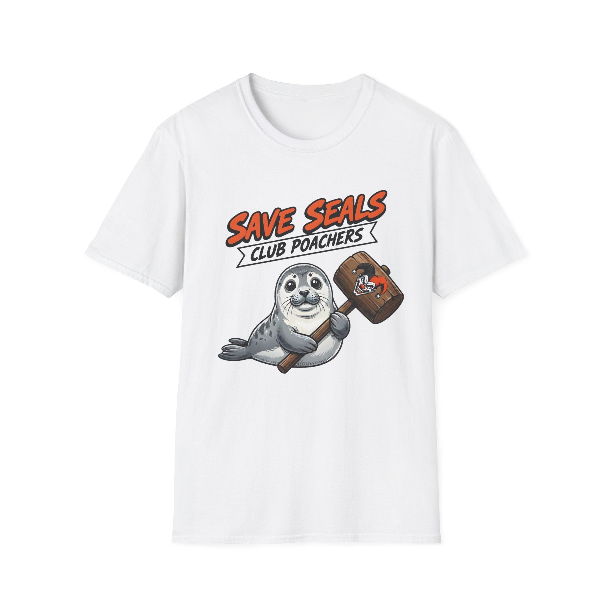 Shyftee "Save Seals - Club Poachers" Tee (Orange)