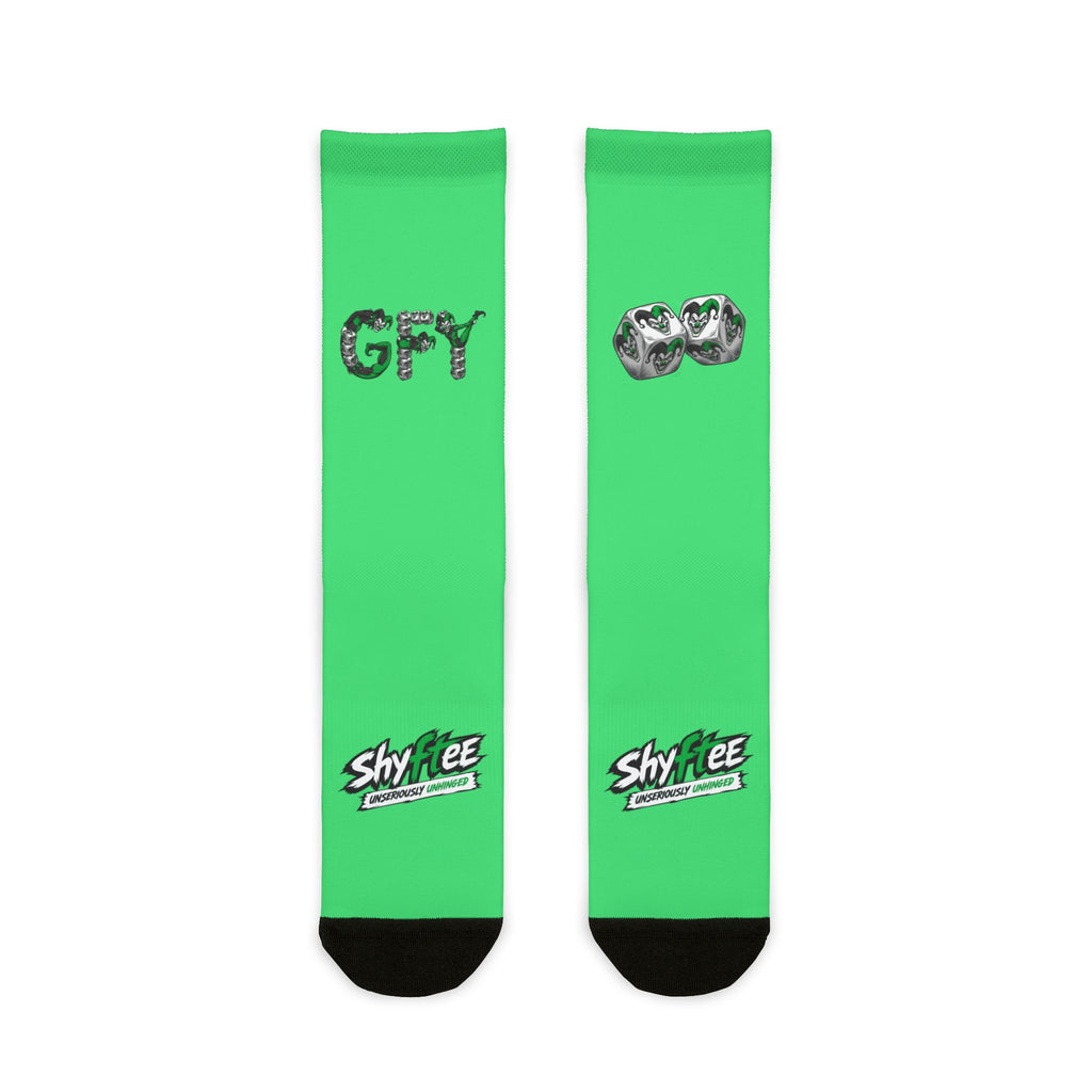 Shyftee "Gambler" Crew Socks (Green)