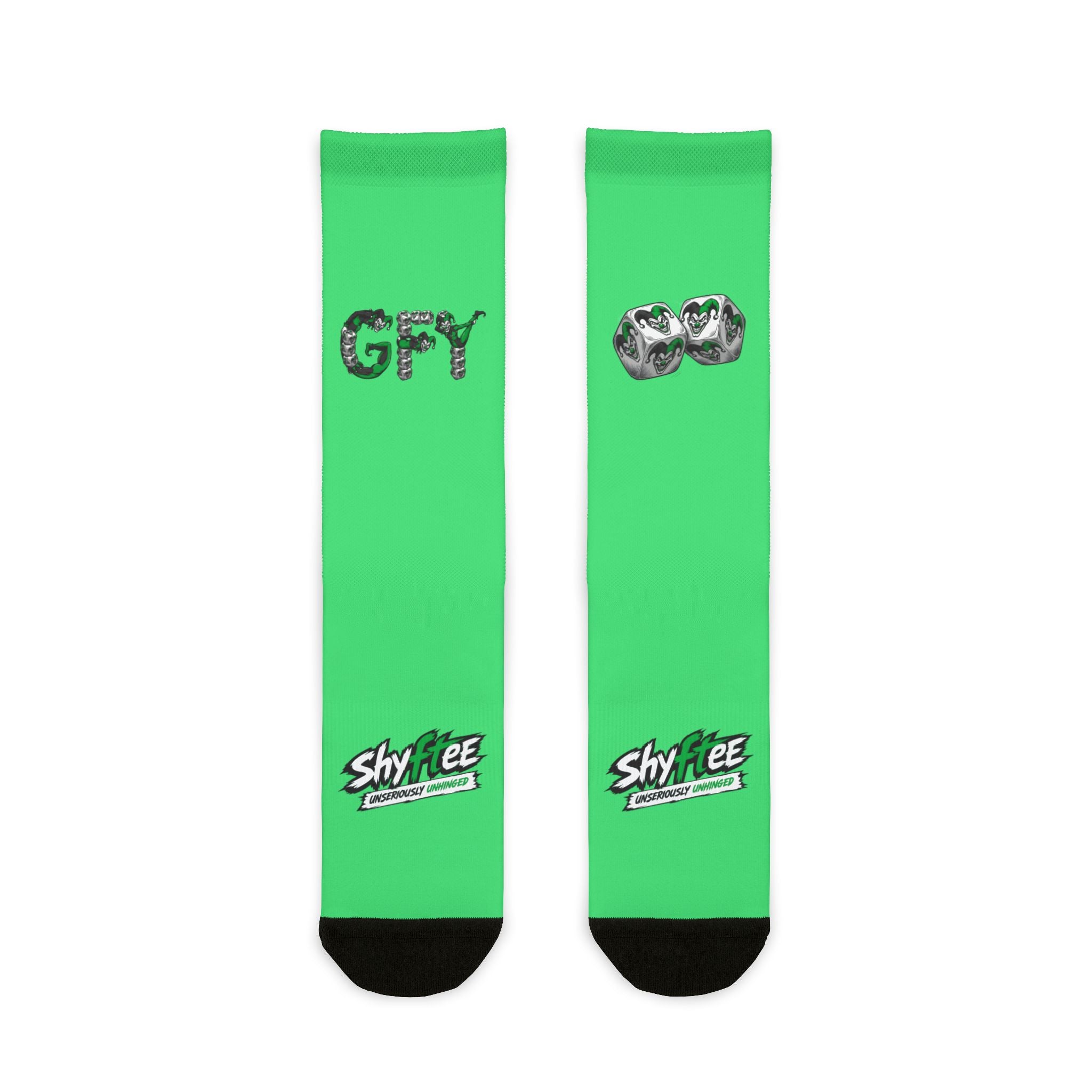 Shyftee "Gambler" Crew Socks (Green)