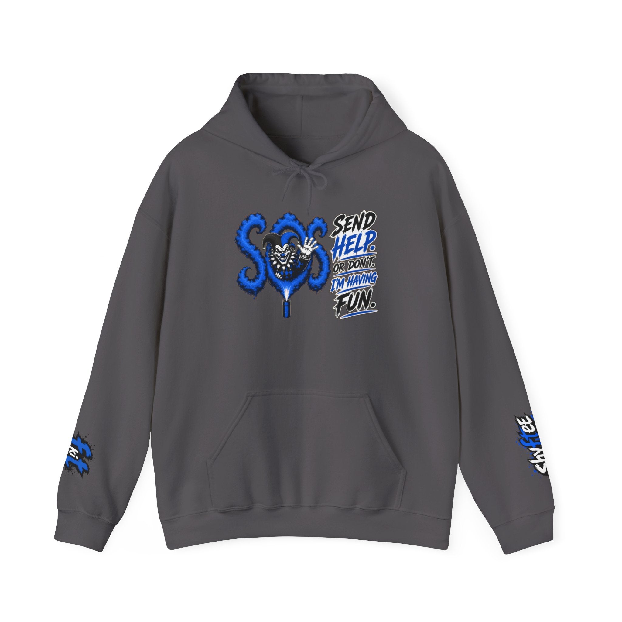 Shyftee "Send Help" Hoodie (Blue)