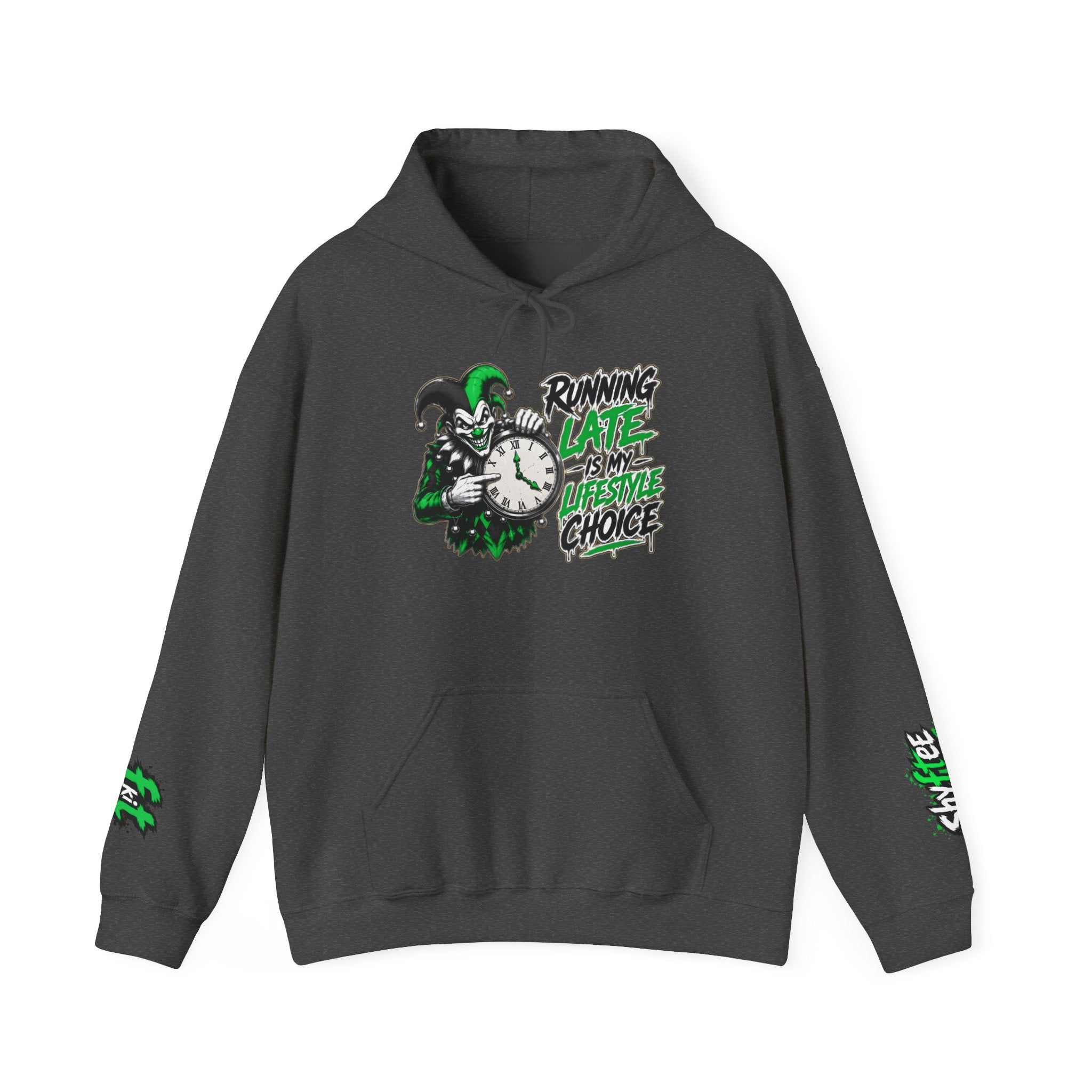 Shyftee "Late is my Lifestyle" Hoodie (Green)