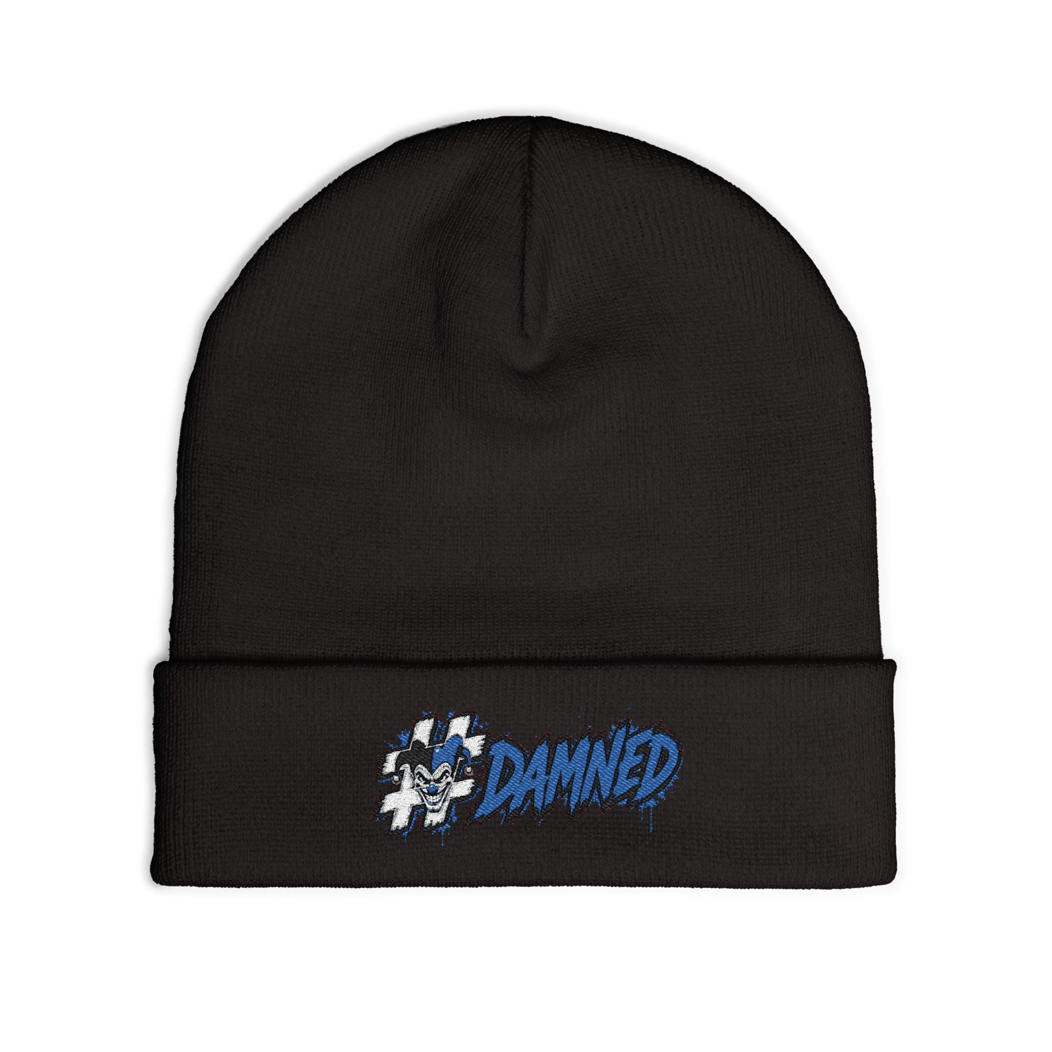Shyftee "#Damned" Knit Beanie (Blue)