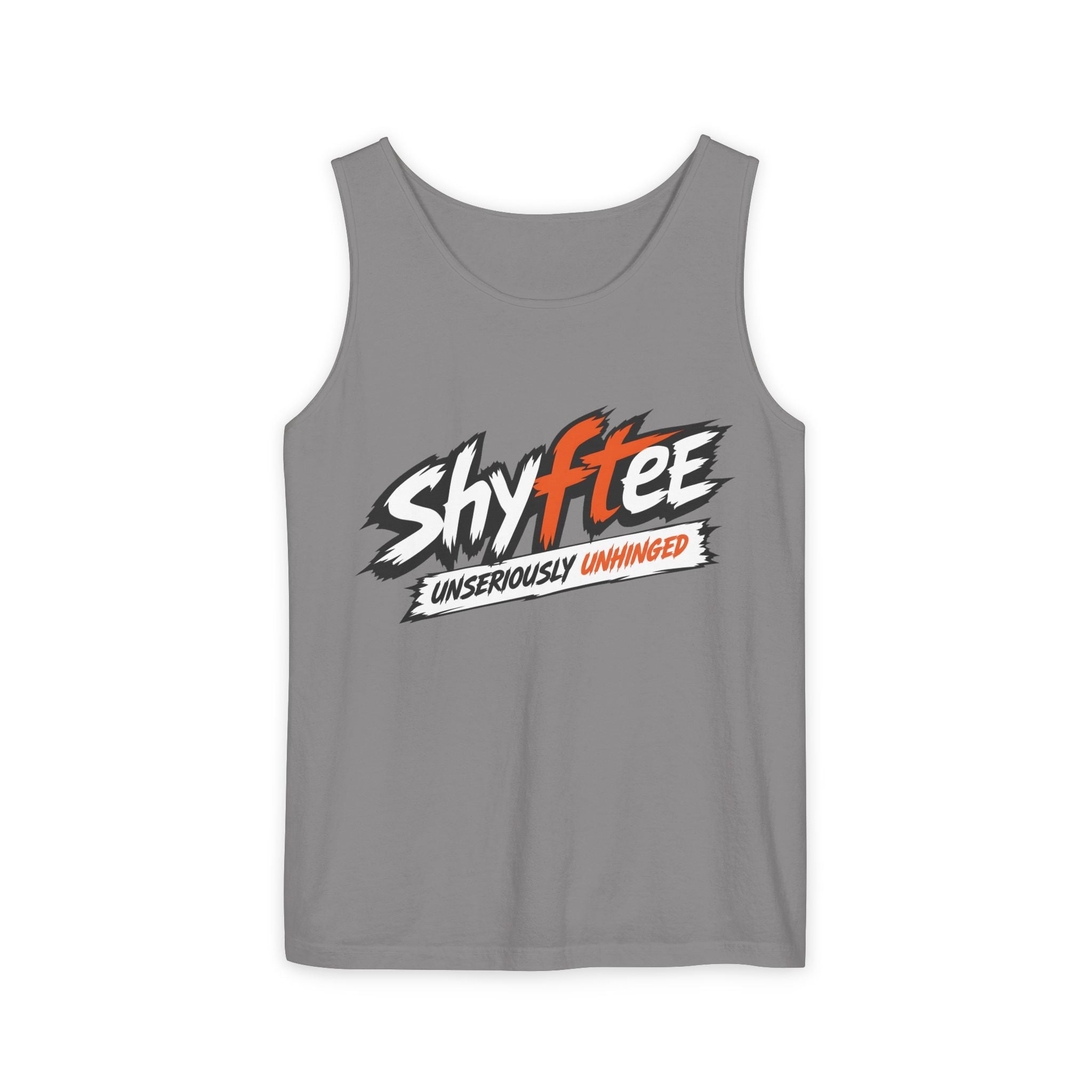 Shyftee "Unseriously Unhinged" Tank Top (Orange)