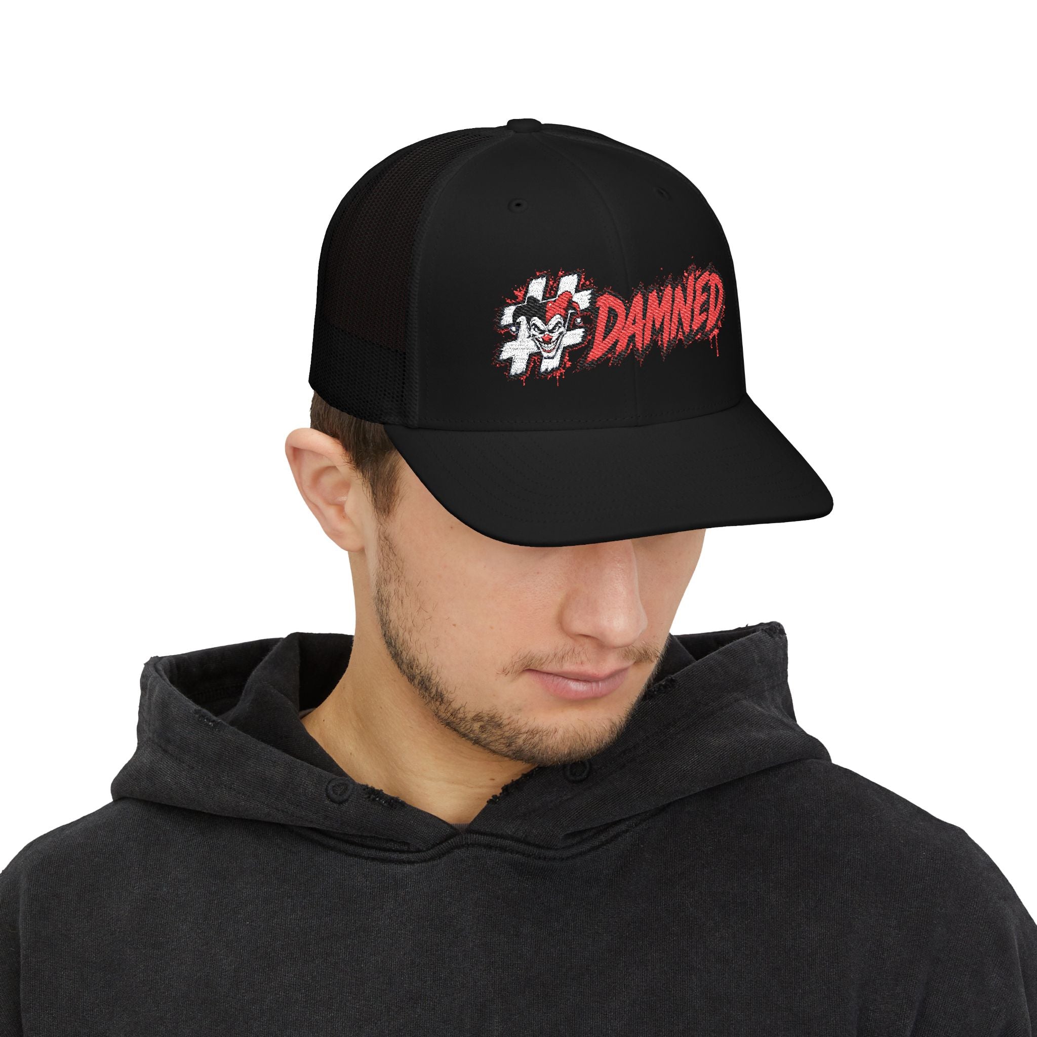 Shyftee "#Damned" Trucker Hat (Red)
