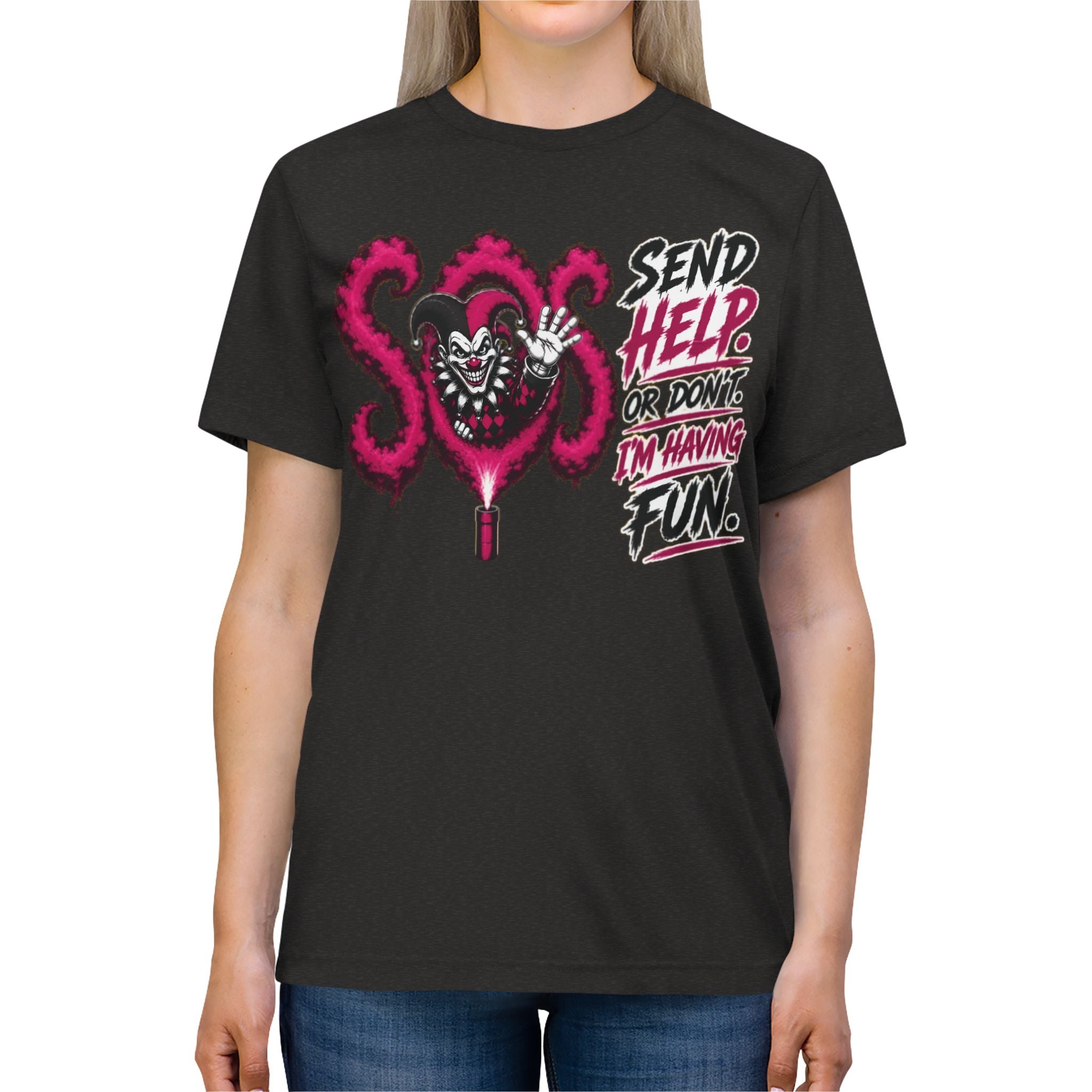 Shyftee "Send Help" Tee (Pink)